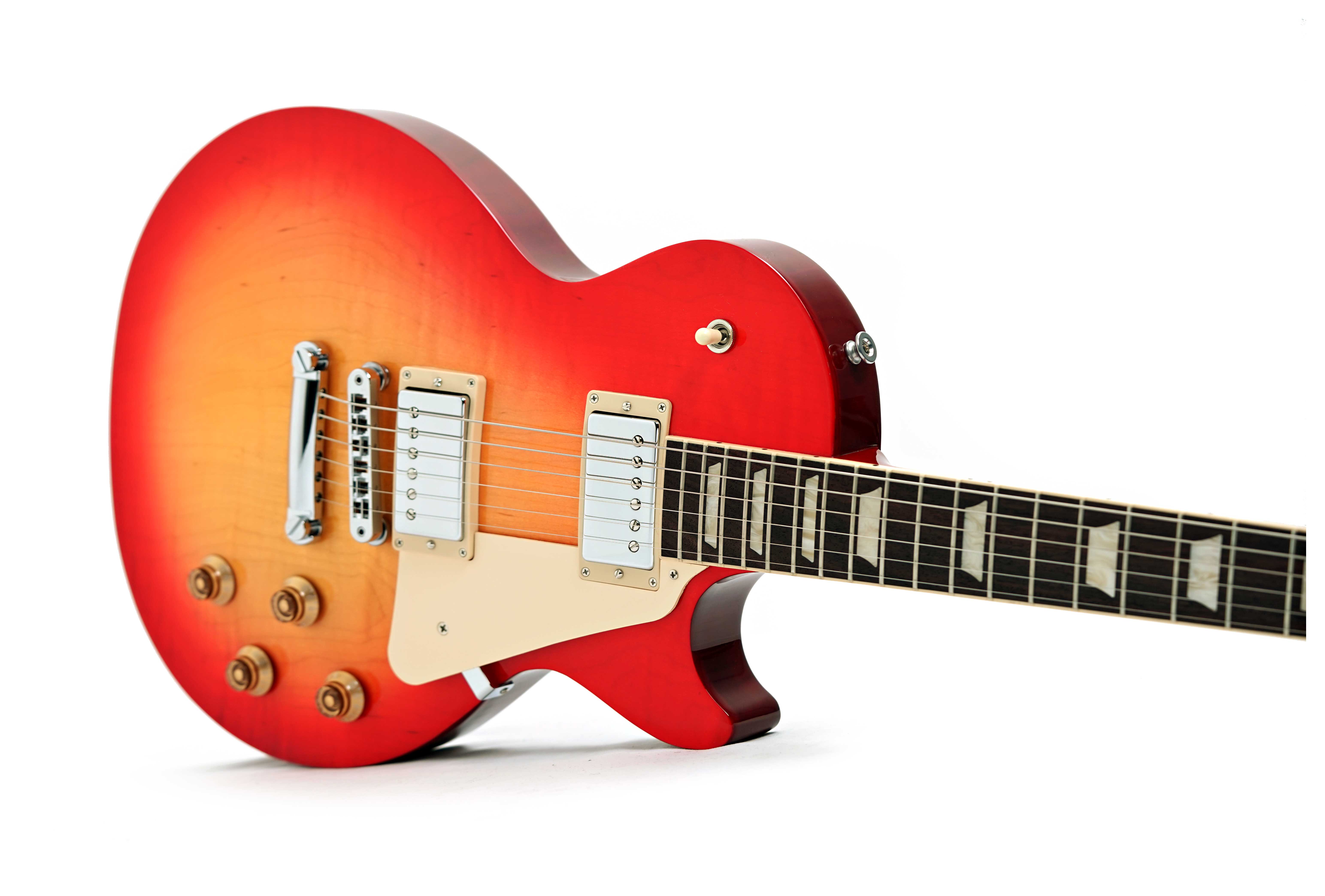 Gibson Les Paul Studio Figured Washed Cherry Sunburst #208150320