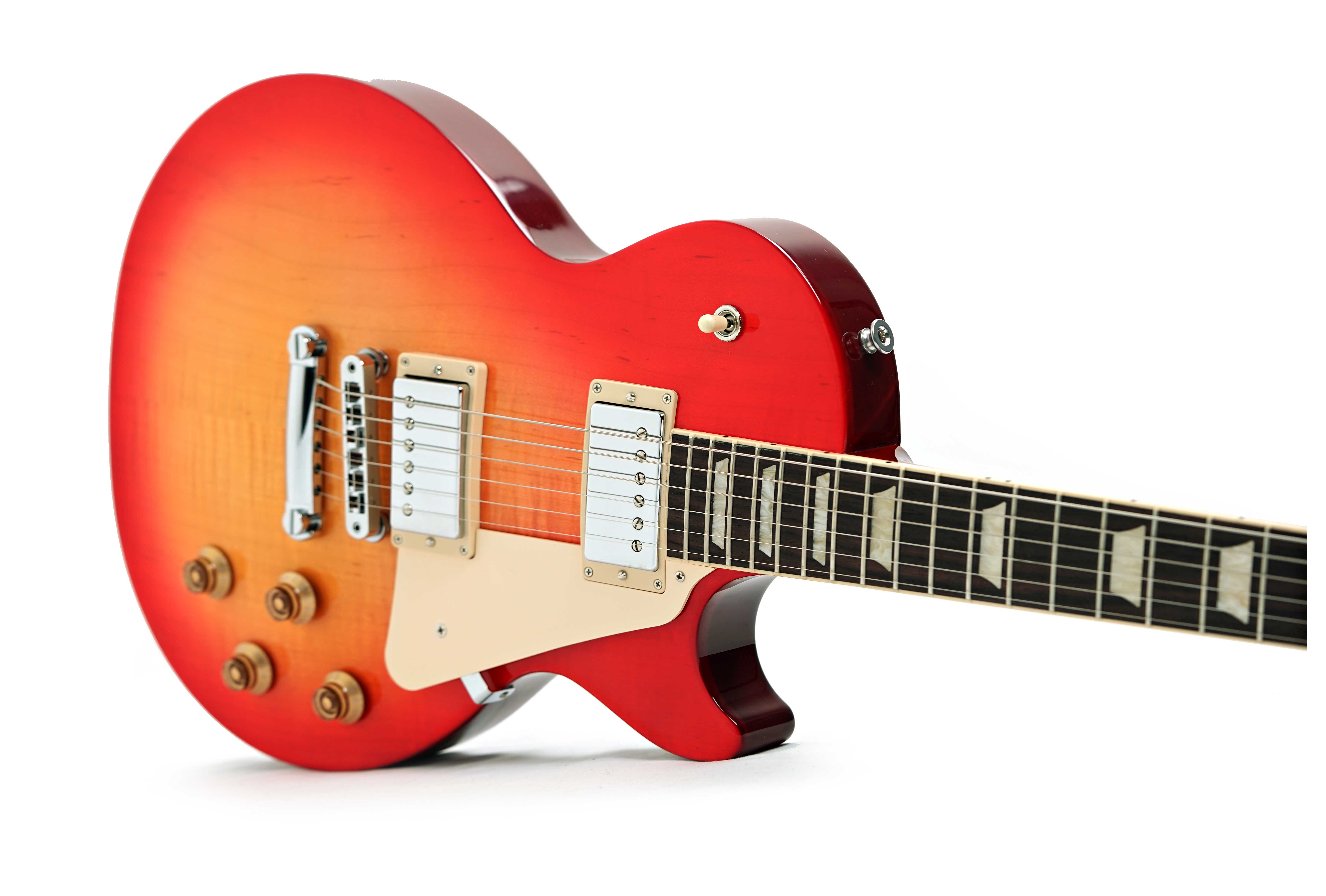 Gibson Les Paul Studio Figured Washed Cherry Sunburst #208050029