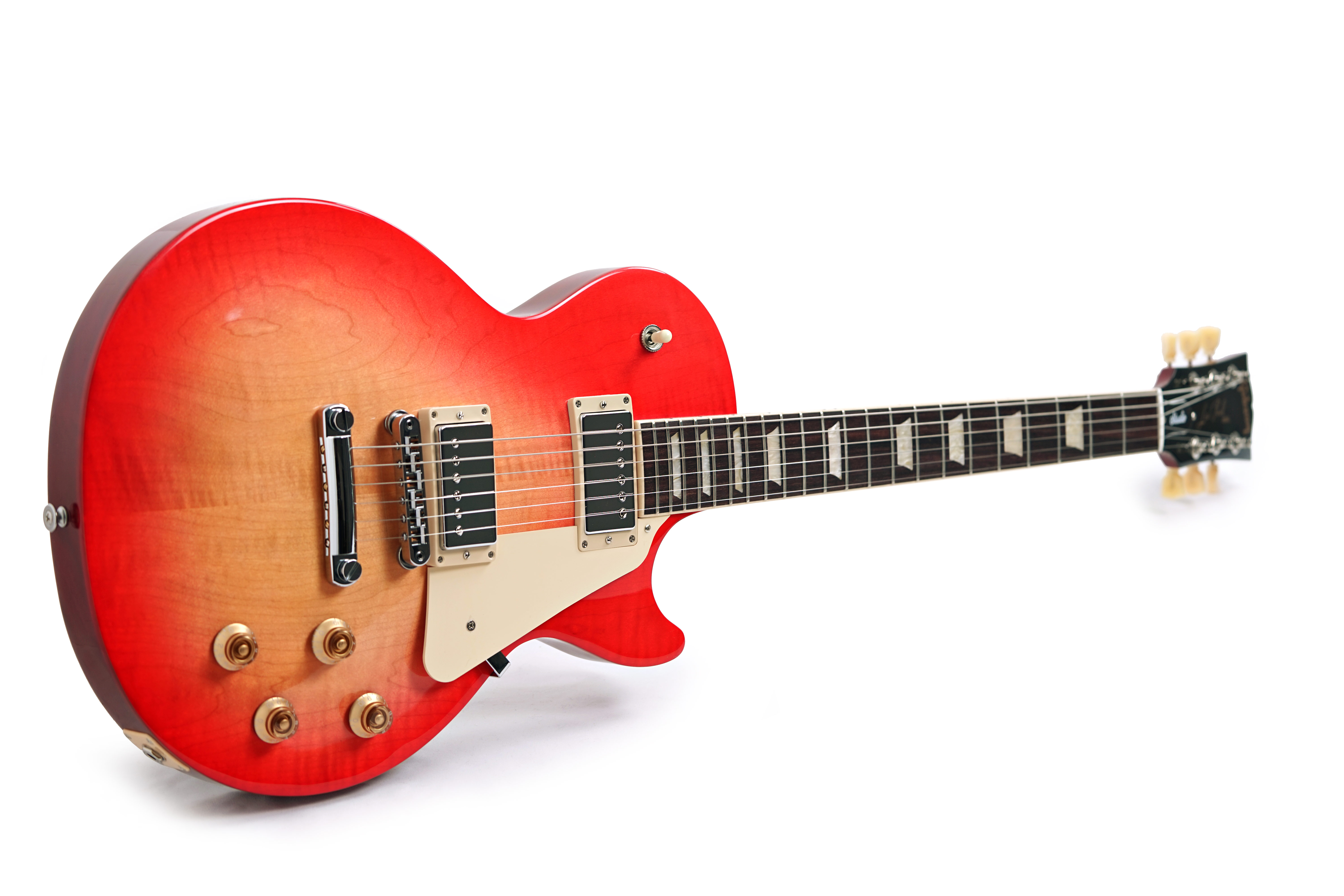 Gibson Les Paul Studio Figured Washed Cherry Sunburst #208350089