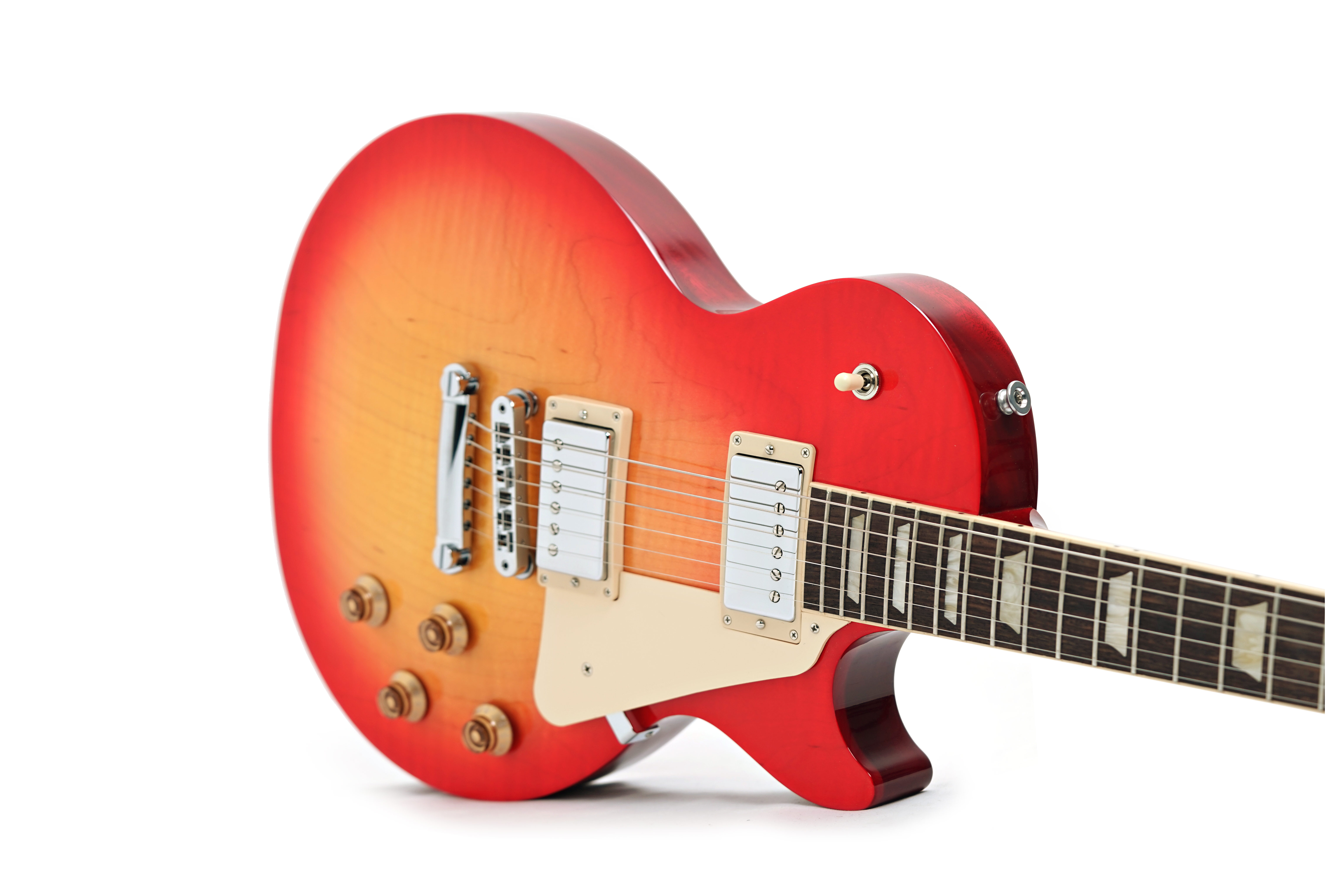 Gibson Les Paul Studio Figured Washed Cherry Sunburst #208350090