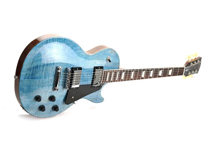 Gibson Les Paul Studio Figured Ocean Blue #208350327 Gibson Les Paul Studio Figured Ocean Blue #208350327