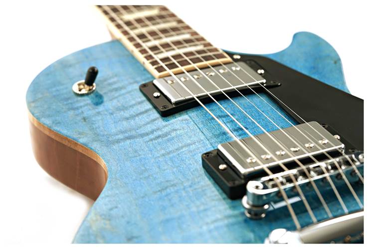 Gibson Les Paul Studio Figured Ocean Blue #208350127 Gibson Les Paul Studio Figured Ocean Blue #208350127
