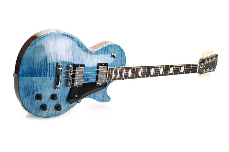 Gibson Les Paul Studio Figured Ocean Blue #208350328 Gibson Les Paul Studio Figured Ocean Blue #208350328
