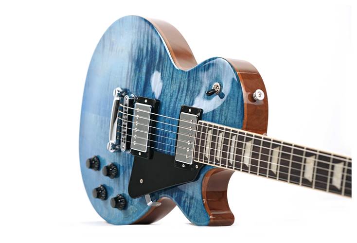 Gibson Les Paul Studio Figured Ocean Blue #208350328 Gibson Les Paul Studio Figured Ocean Blue #208350328