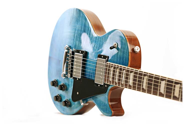 Gibson Les Paul Studio Figured Ocean Blue #204550363 Gibson Les Paul Studio Figured Ocean Blue #204550363