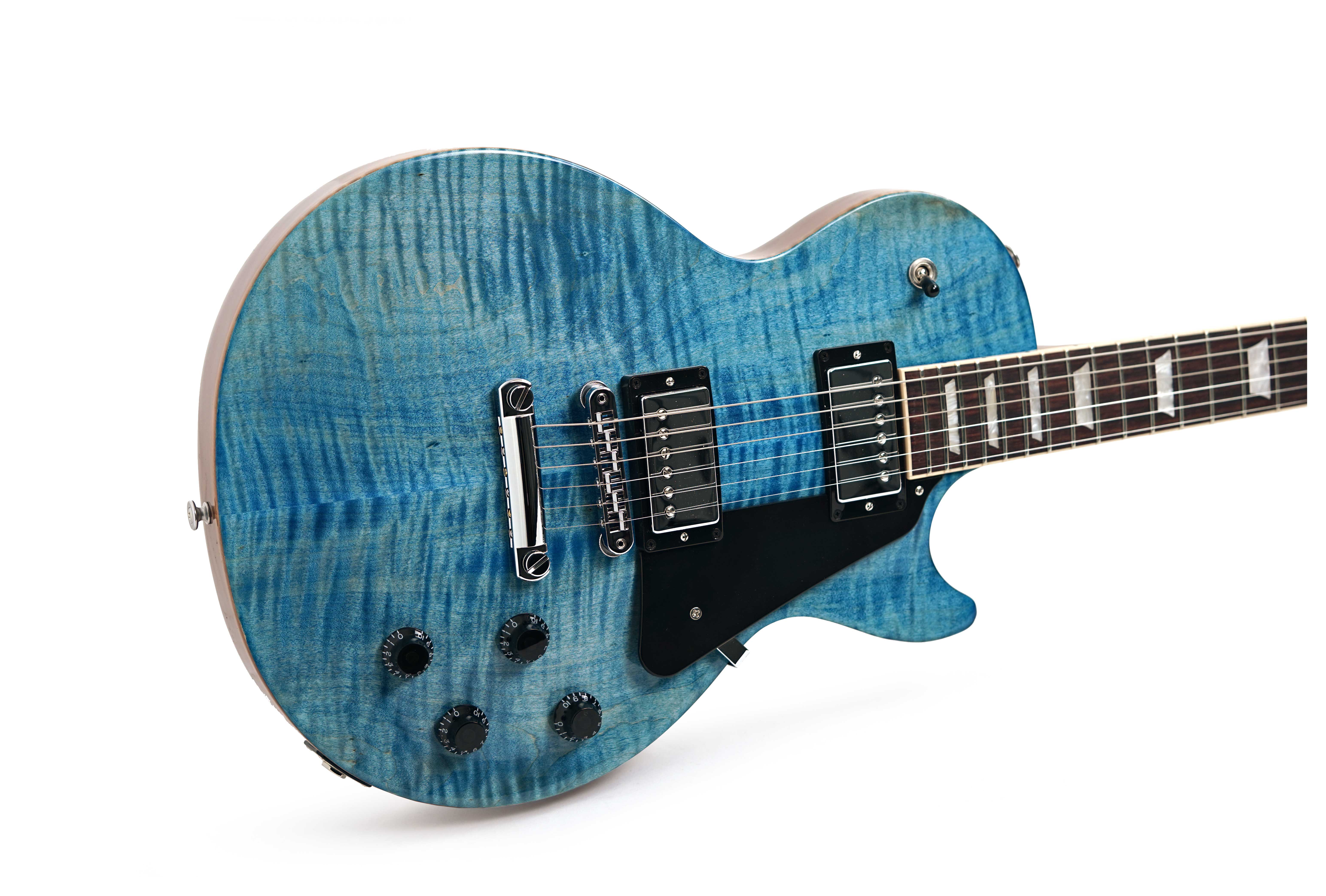 Gibson Les Paul Studio Figured Ocean Blue #203550170