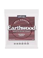 Ernie Ball Medium Light Earthwood Bell Bronze Acoustic Guitar Strings 12-54