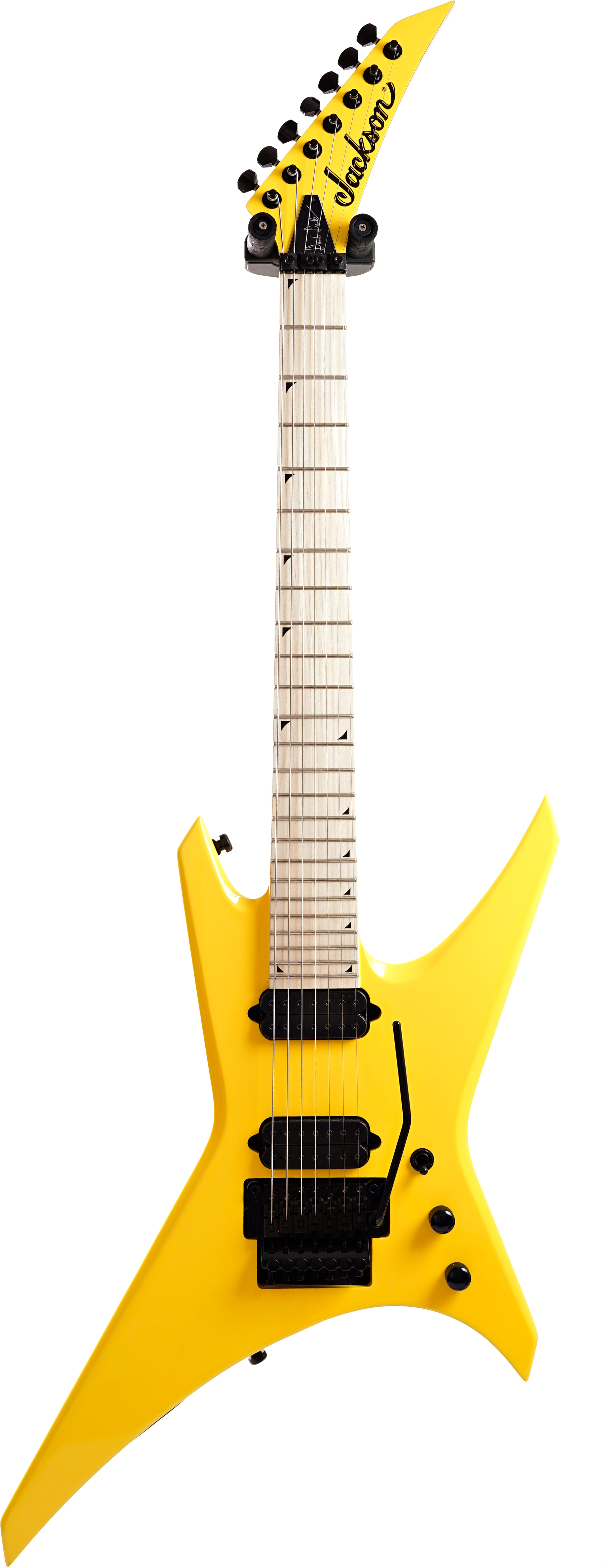 Jackson Pro Series Dave Davidson Warrior 7 Ferrari Yellow (Nearly New) #ICJ2422923