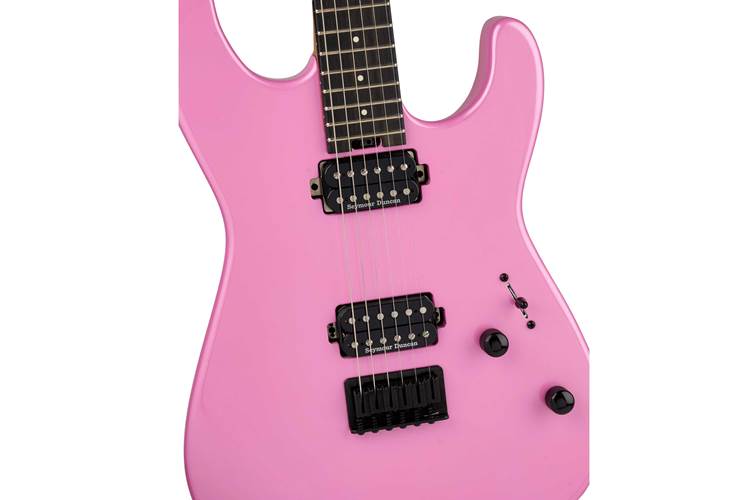 Charvel Pro Mod Plus SRS San Dimas 1 HH HT Platinum Pink Ebony Fingerboard Charvel Pro Mod Plus SRS San Dimas 1 HH HT Platinum Pink Ebony Fingerboard