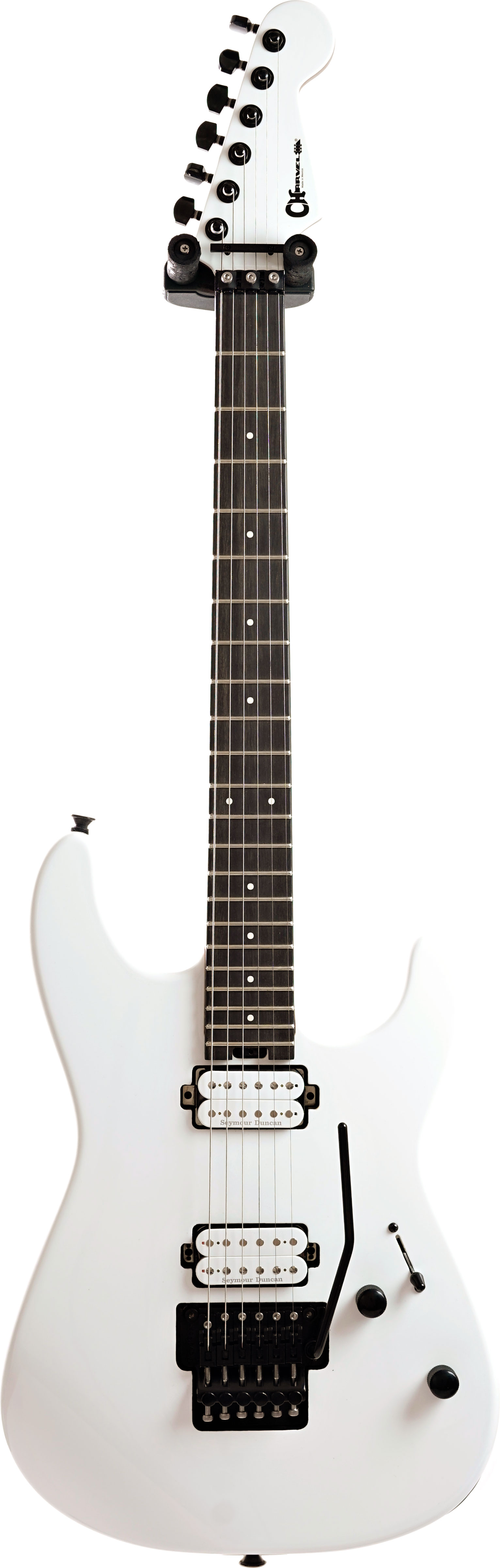 Charvel Pro Mod Plus SRS San Dimas 1 HH FR Snow White Ebony Fingerboard (Nearly New) #MC25000554
