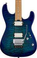Charvel Pro Mod Plus SRS San Dimas 1 Quilt HH FR Chlorine Burst