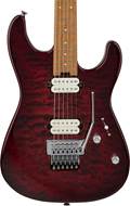 Charvel Pro Mod Plus SRS San Dimas 1 Quilt HH FR Sangria Burst