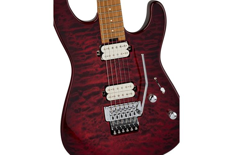Charvel Pro Mod Plus SRS San Dimas 1 Quilt HH FR Sangria Burst Charvel Pro Mod Plus SRS San Dimas 1 Quilt HH FR Sangria Burst