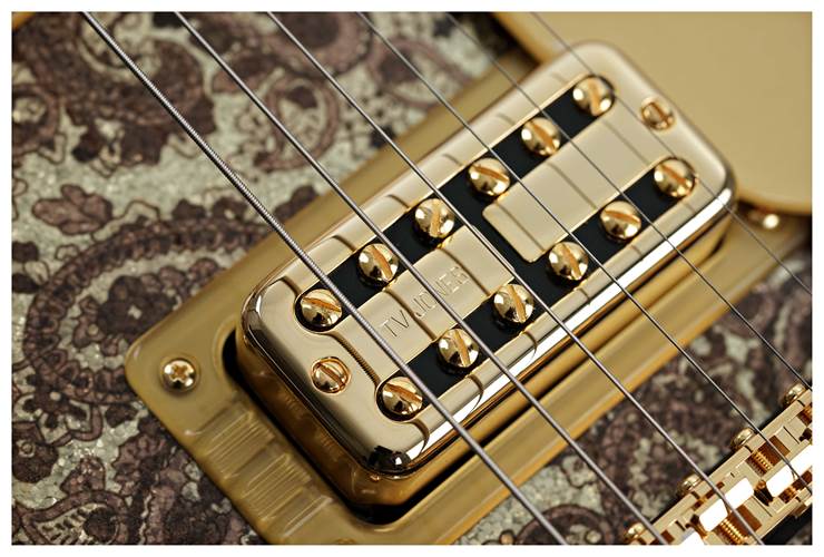 Gretsch G6134TG Limited Edition Paisley Penguin Gold Sparkle Gretsch G6134TG Limited Edition Paisley Penguin Gold Sparkle
