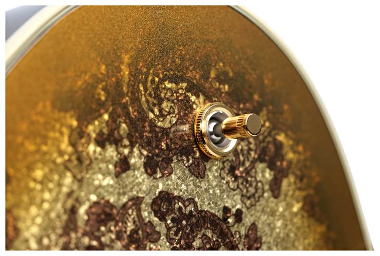 Gretsch G6134TG Limited Edition Paisley Penguin Gold Sparkle Gretsch G6134TG Limited Edition Paisley Penguin Gold Sparkle