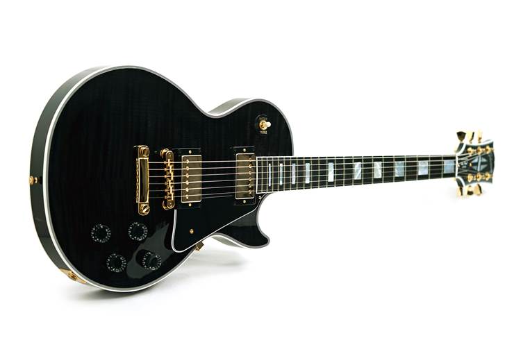 Gibson Custom Shop Dealer Select Les Paul Custom Trans Black #CS502272 Gibson Custom Shop Dealer Select Les Paul Custom Trans Black #CS502272