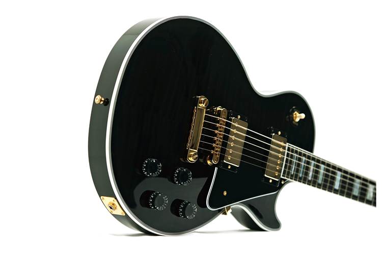 Gibson Custom Shop Dealer Select Les Paul Custom Trans Black #CS502272 Gibson Custom Shop Dealer Select Les Paul Custom Trans Black #CS502272