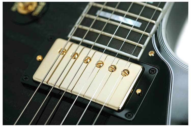 Gibson Custom Shop Dealer Select Les Paul Custom Trans Black #CS502272 Gibson Custom Shop Dealer Select Les Paul Custom Trans Black #CS502272