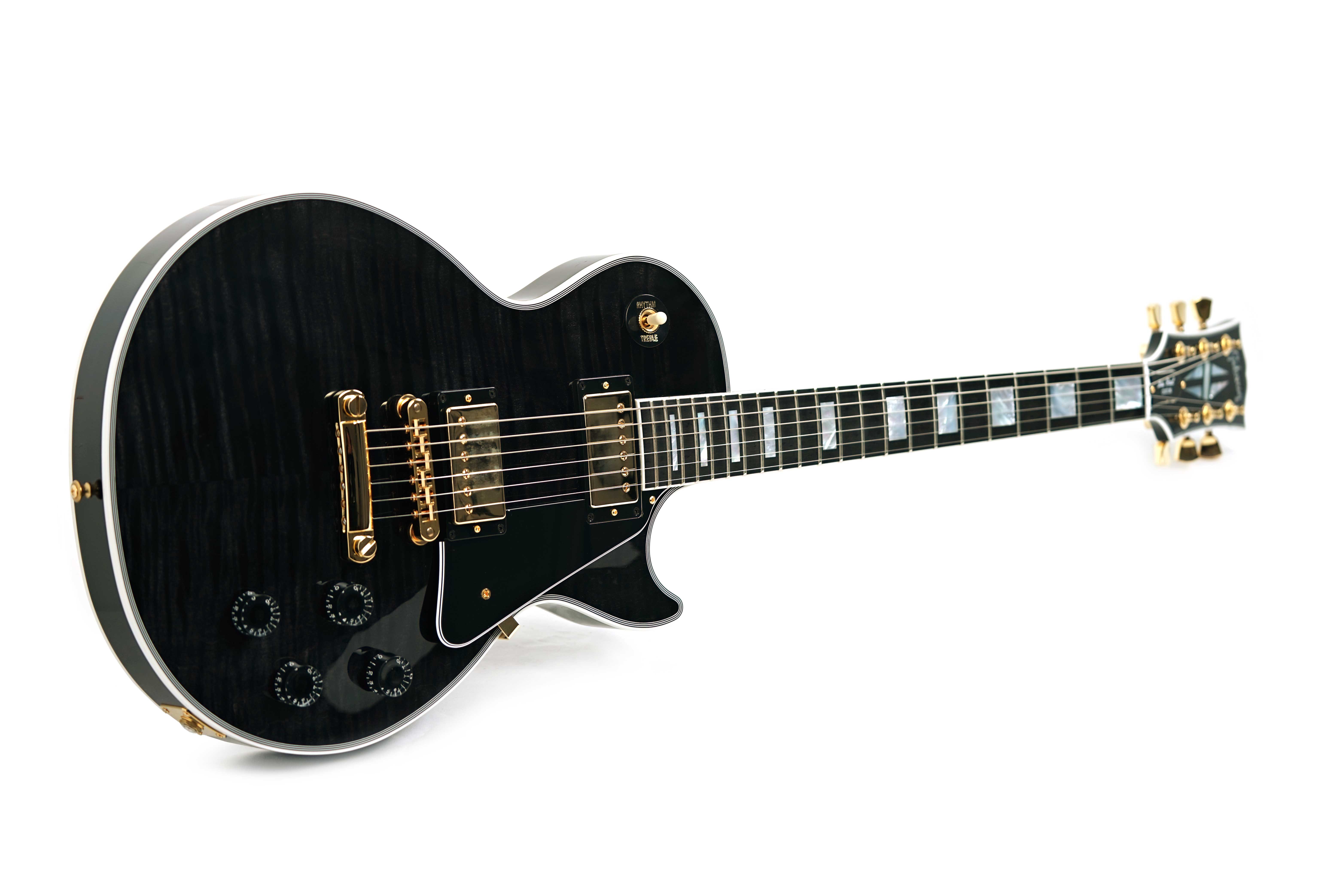 Gibson Custom Shop Dealer Select Les Paul Custom Trans Black #CS502275