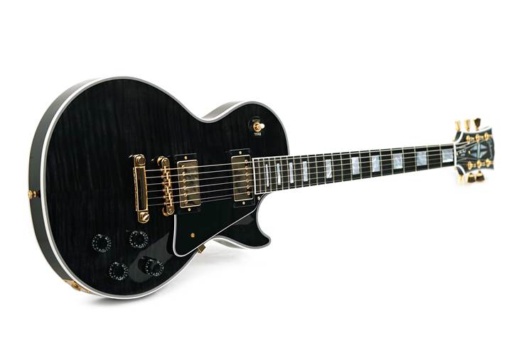 Gibson Custom Shop Dealer Select Les Paul Custom Trans Black #CS502275 Gibson Custom Shop Dealer Select Les Paul Custom Trans Black #CS502275