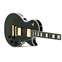 Gibson Custom Shop Dealer Select Les Paul Custom Trans Black #CS502275 Front View