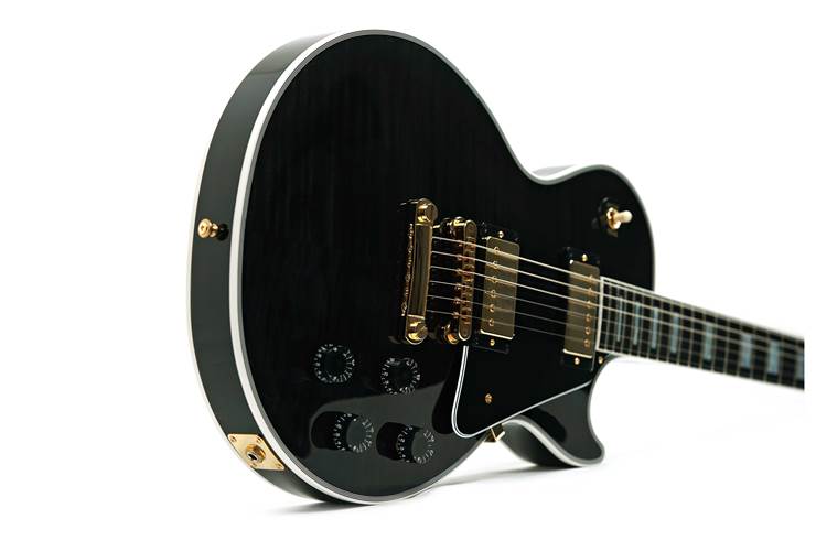 Gibson Custom Shop Dealer Select Les Paul Custom Trans Black #CS502275 Gibson Custom Shop Dealer Select Les Paul Custom Trans Black #CS502275