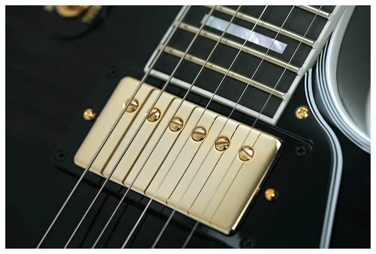Gibson Custom Shop Dealer Select Les Paul Custom Trans Black #CS502275 Gibson Custom Shop Dealer Select Les Paul Custom Trans Black #CS502275
