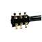 Gibson Custom Shop Dealer Select Les Paul Custom Trans Black #CS502275 Front View