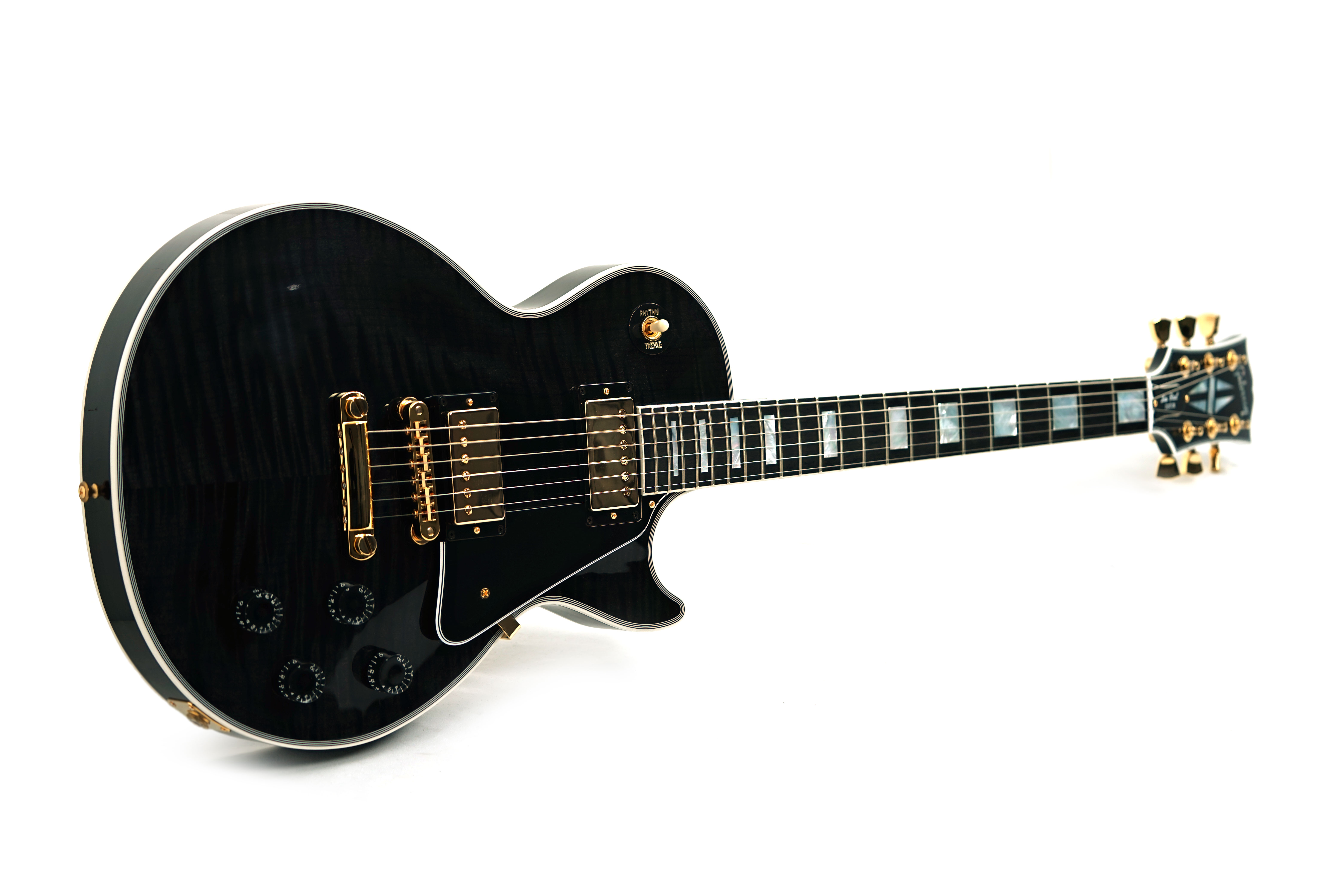 Gibson Custom Shop Dealer Select Les Paul Custom Trans Black #CS502284