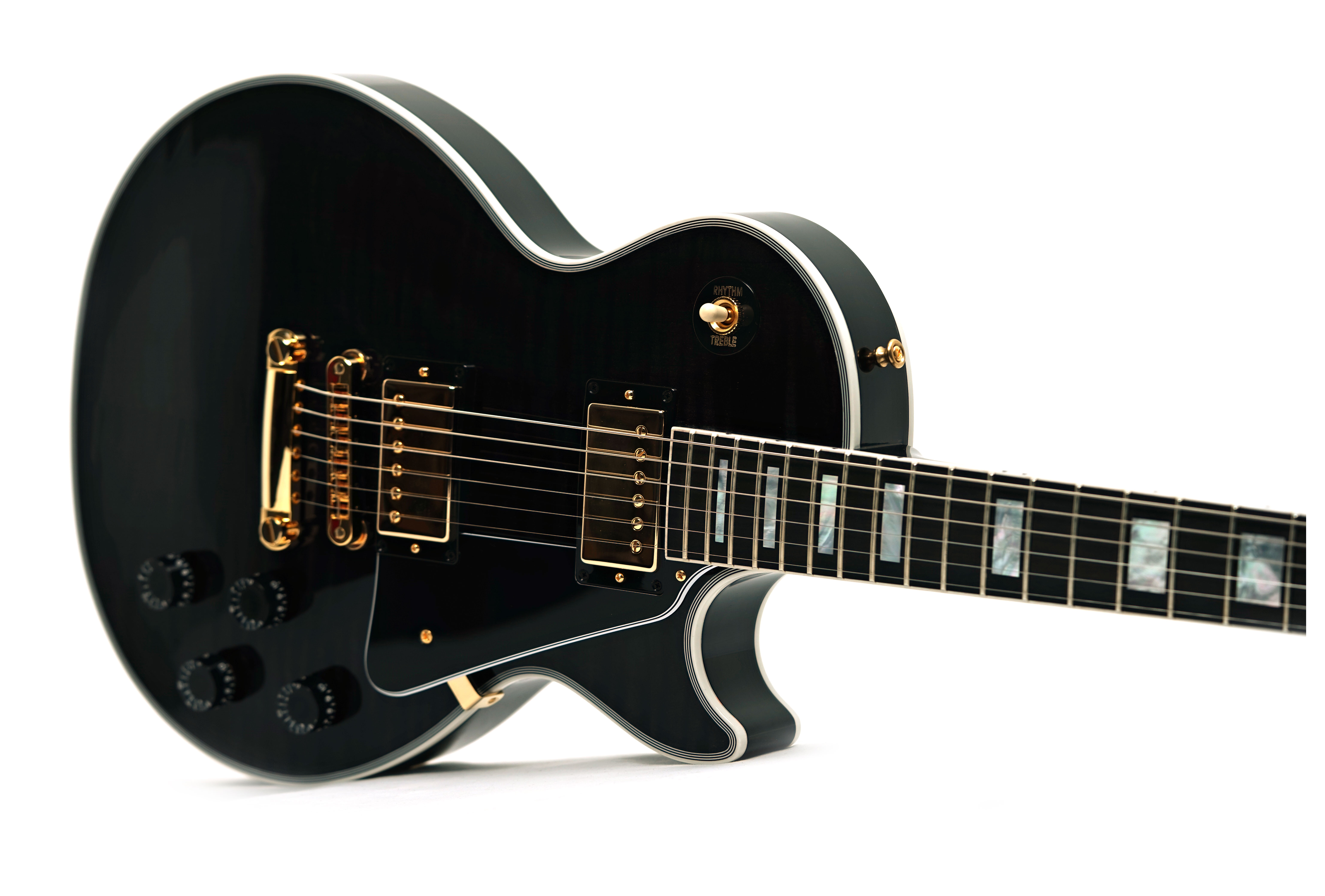 Gibson Custom Shop Dealer Select Les Paul Custom Trans Black #CS502284