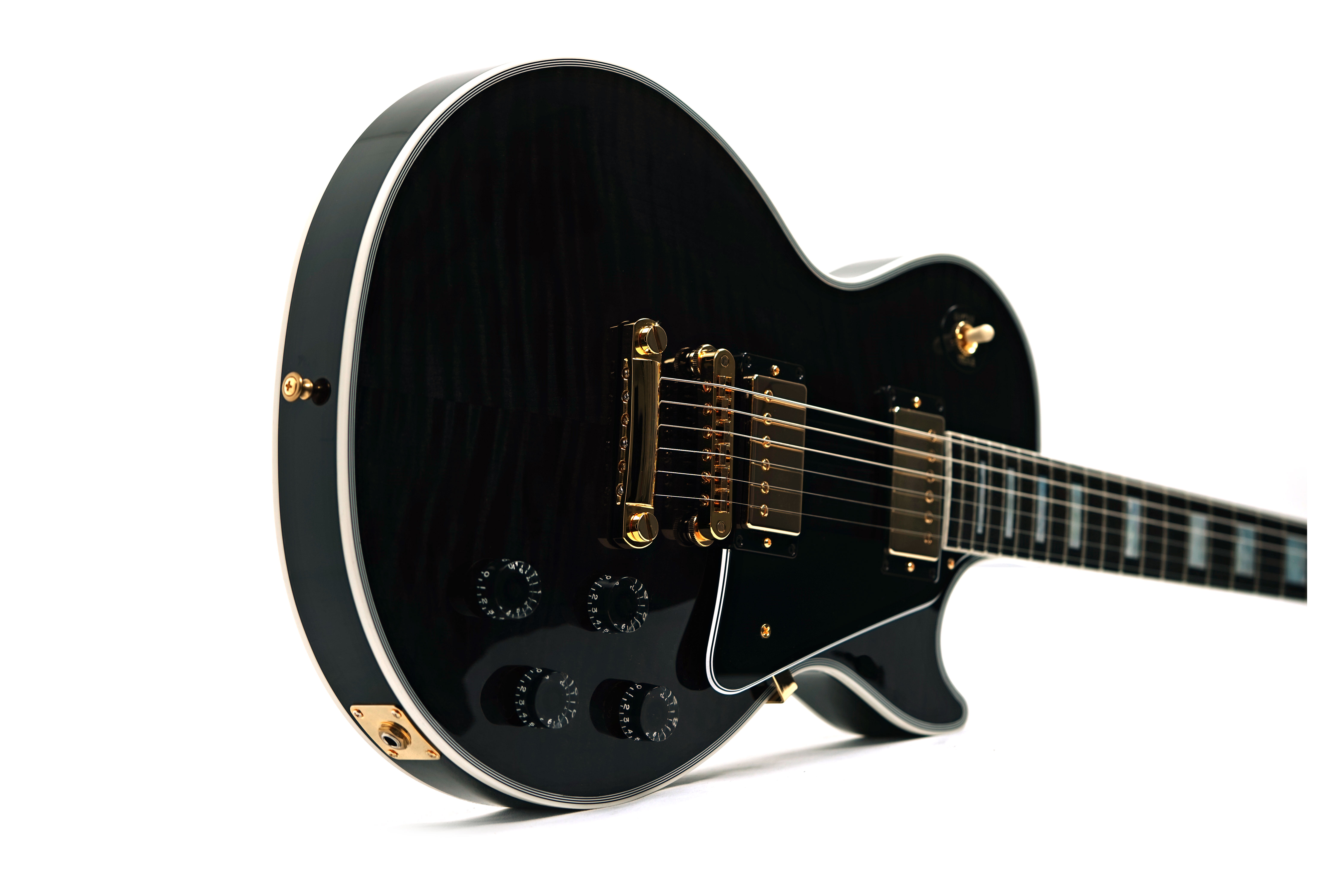 Gibson Custom Shop Dealer Select Les Paul Custom Trans Black #CS502284
