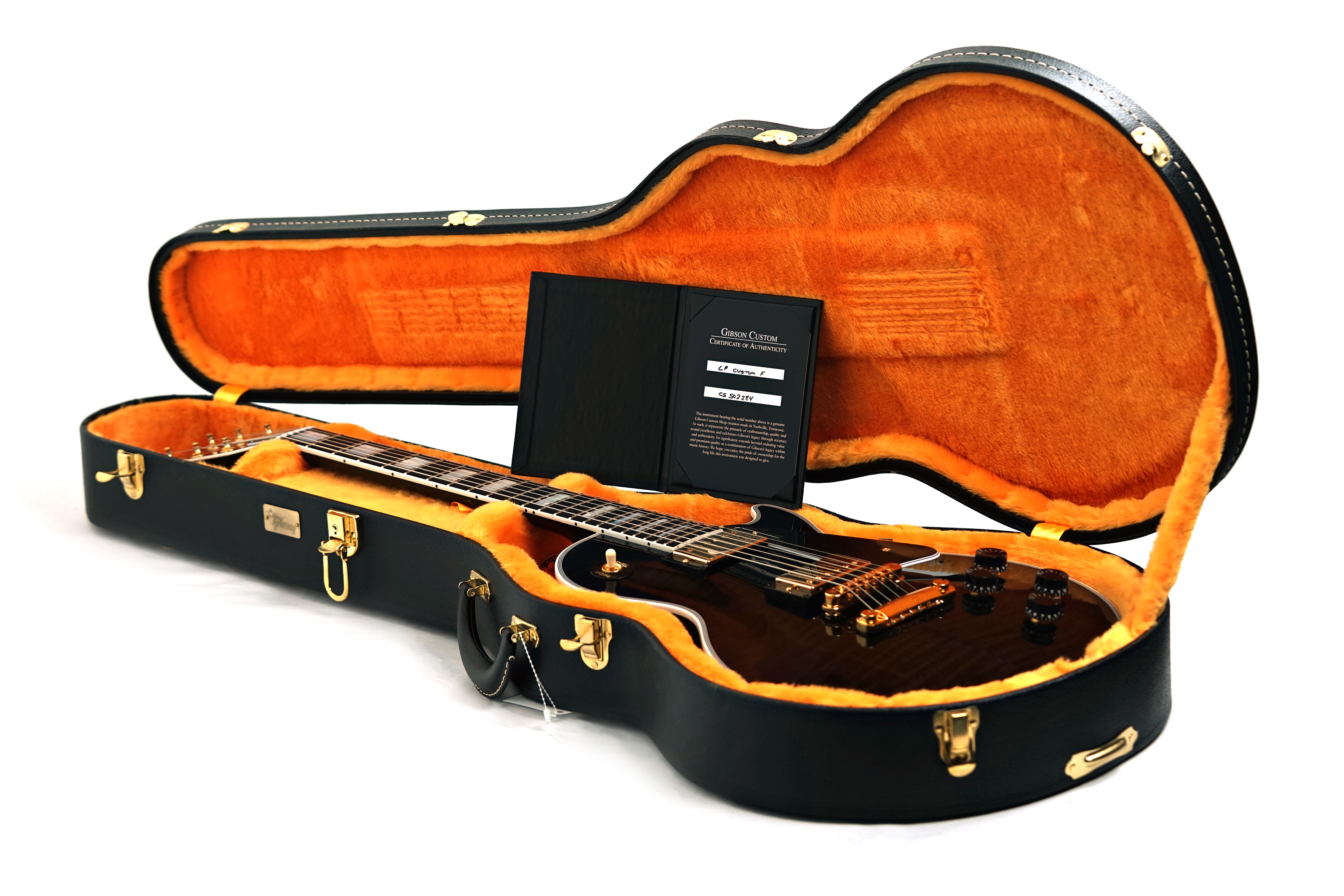 Gibson Custom Shop Dealer Select Les Paul Custom Trans Black #CS502284