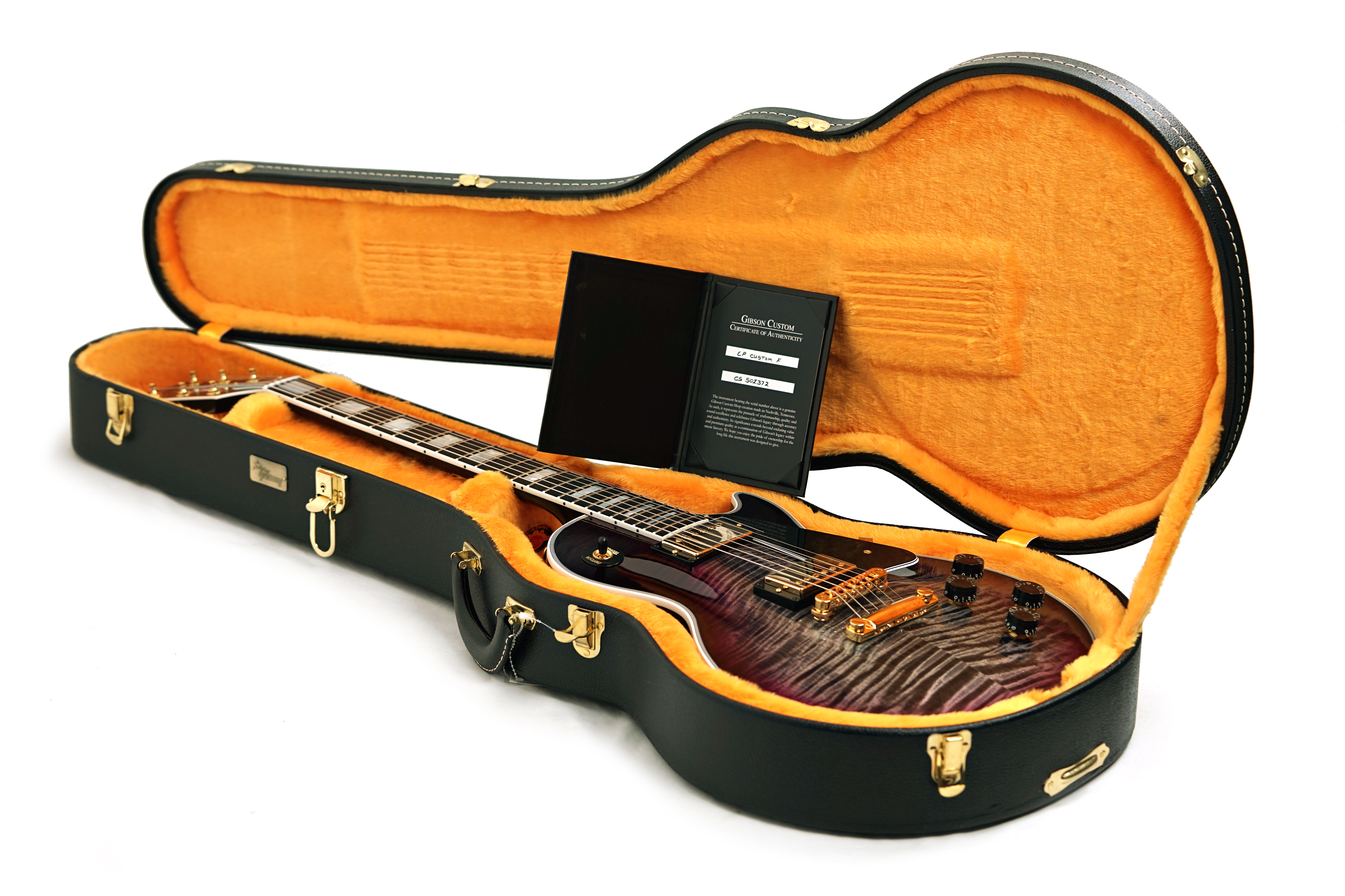 Gibson Custom Shop Dealer Select Les Paul Custom Purple Glory Fade
