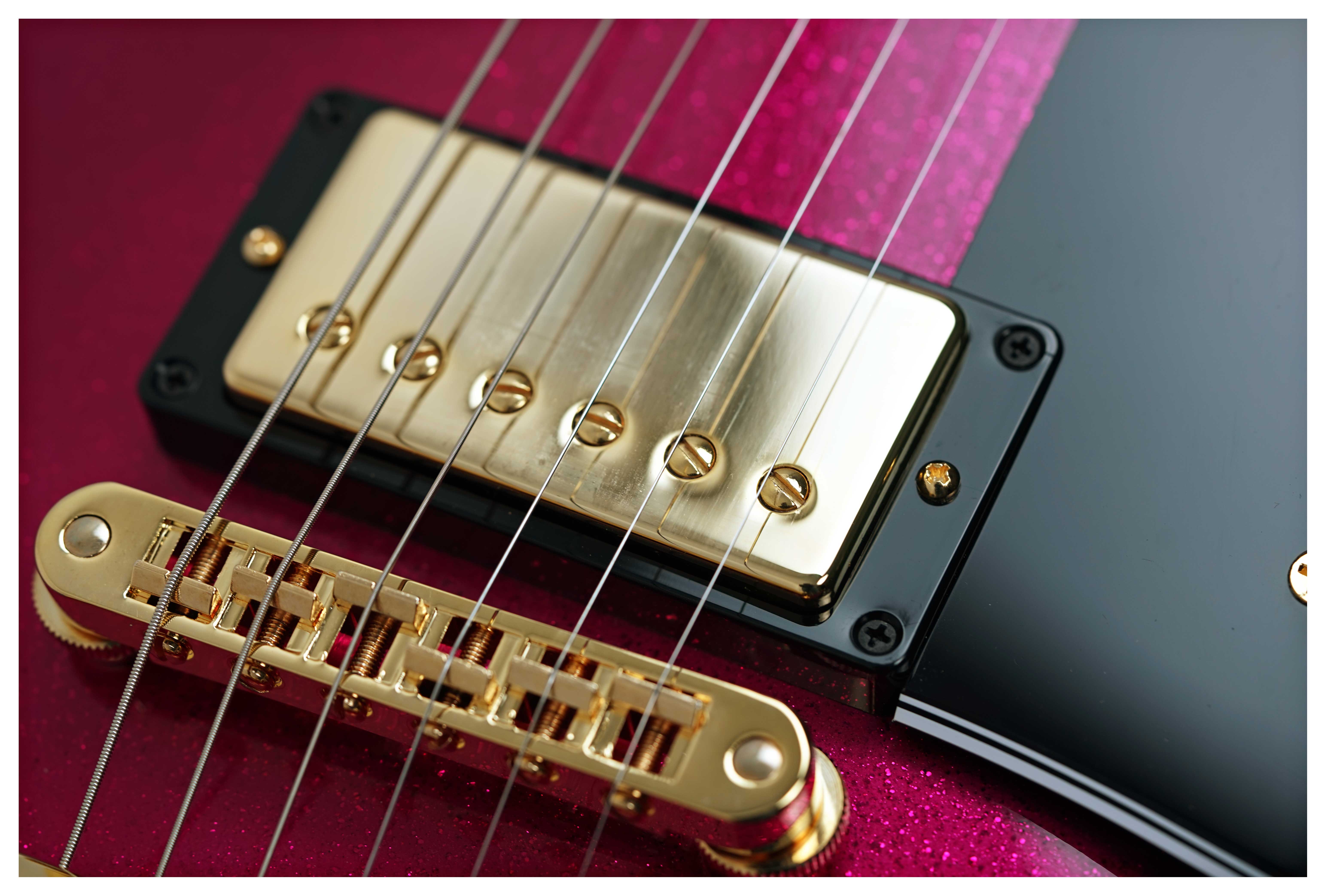 Gibson Custom Shop Dealer Select Les Paul Custom Pink Sparkle #CS502388