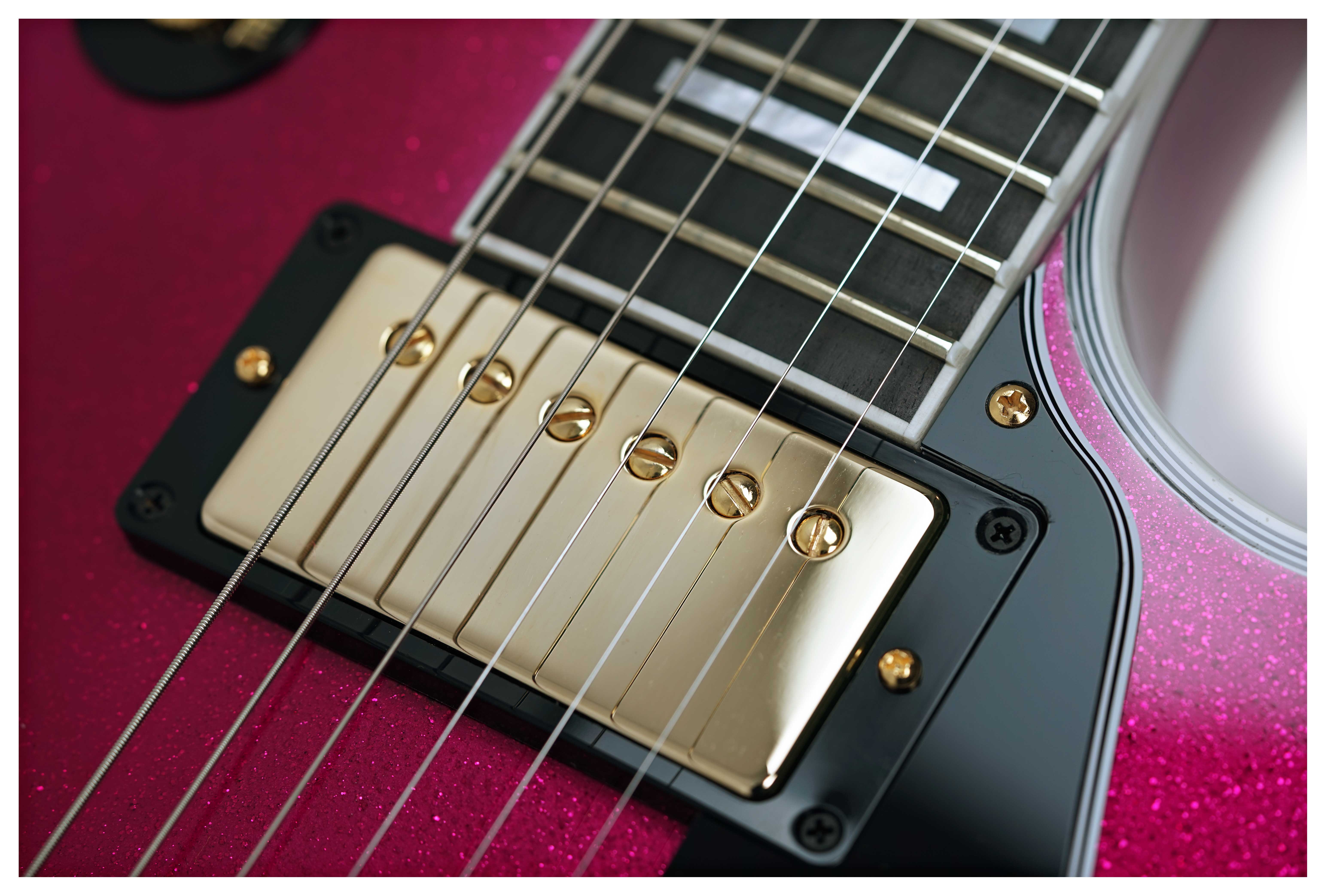 Gibson Custom Shop Dealer Select Les Paul Custom Pink Sparkle #CS502388