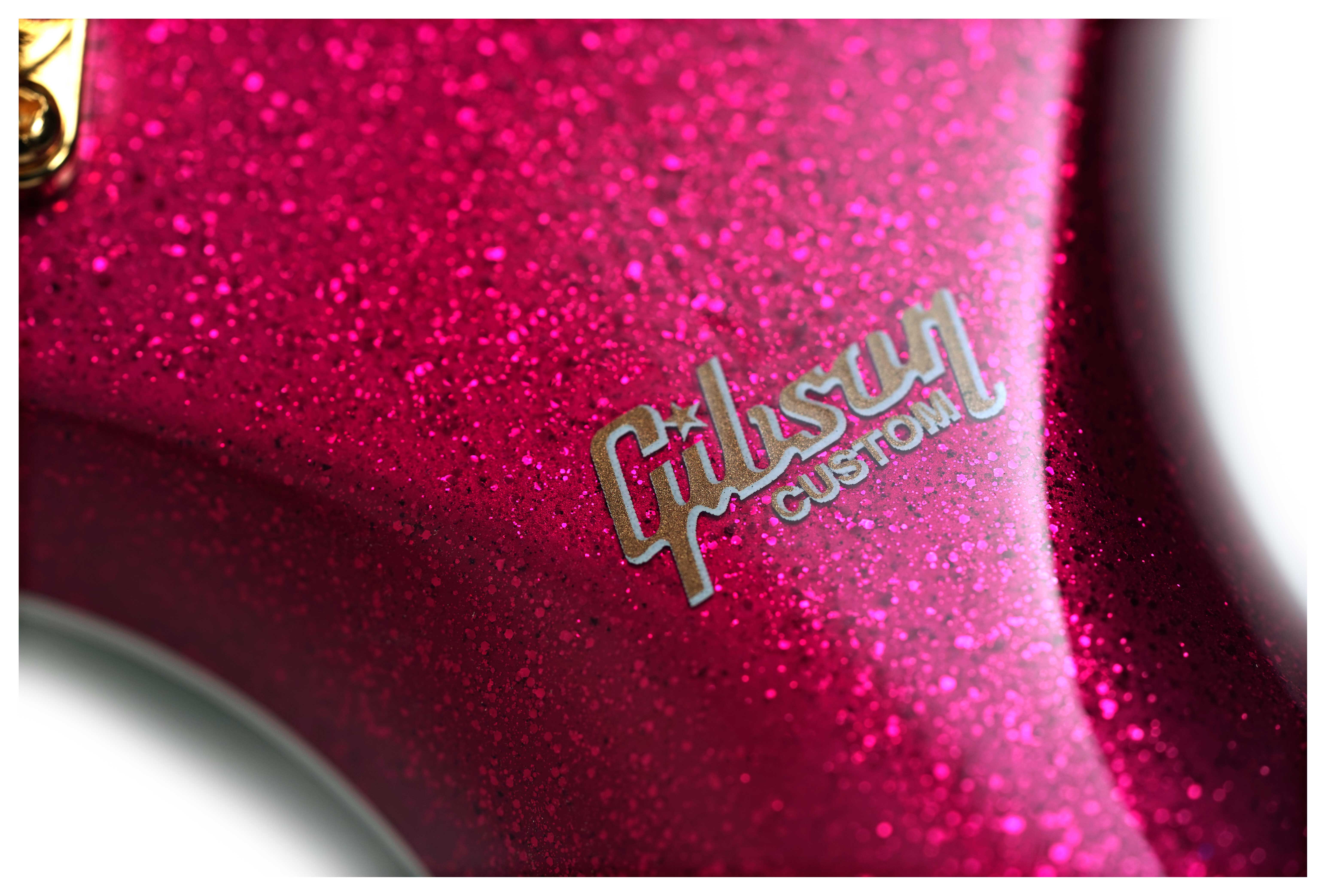 Gibson Custom Shop Dealer Select Les Paul Custom Pink Sparkle #CS502388