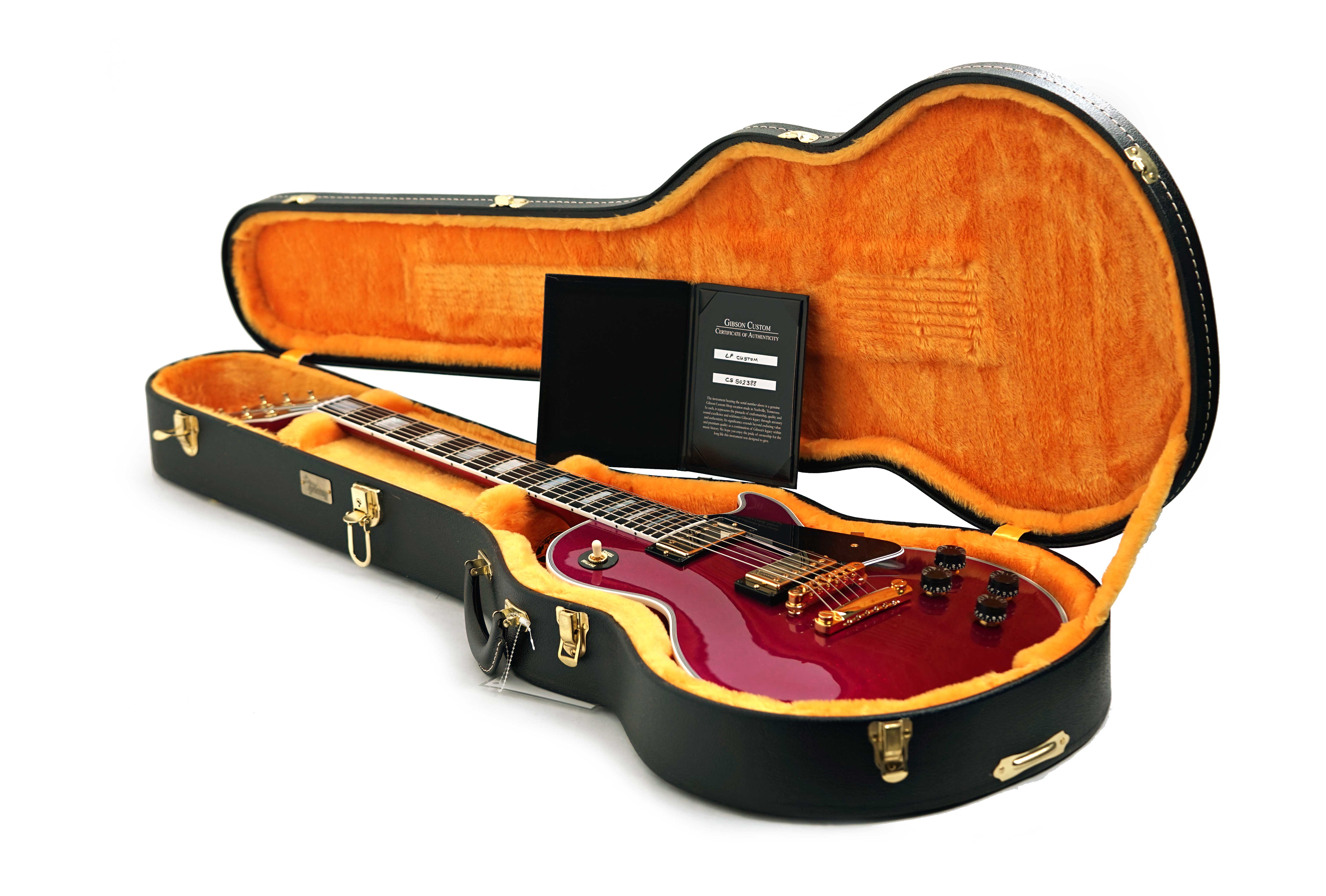 Gibson Custom Shop Dealer Select Les Paul Custom Pink Sparkle #CS502388