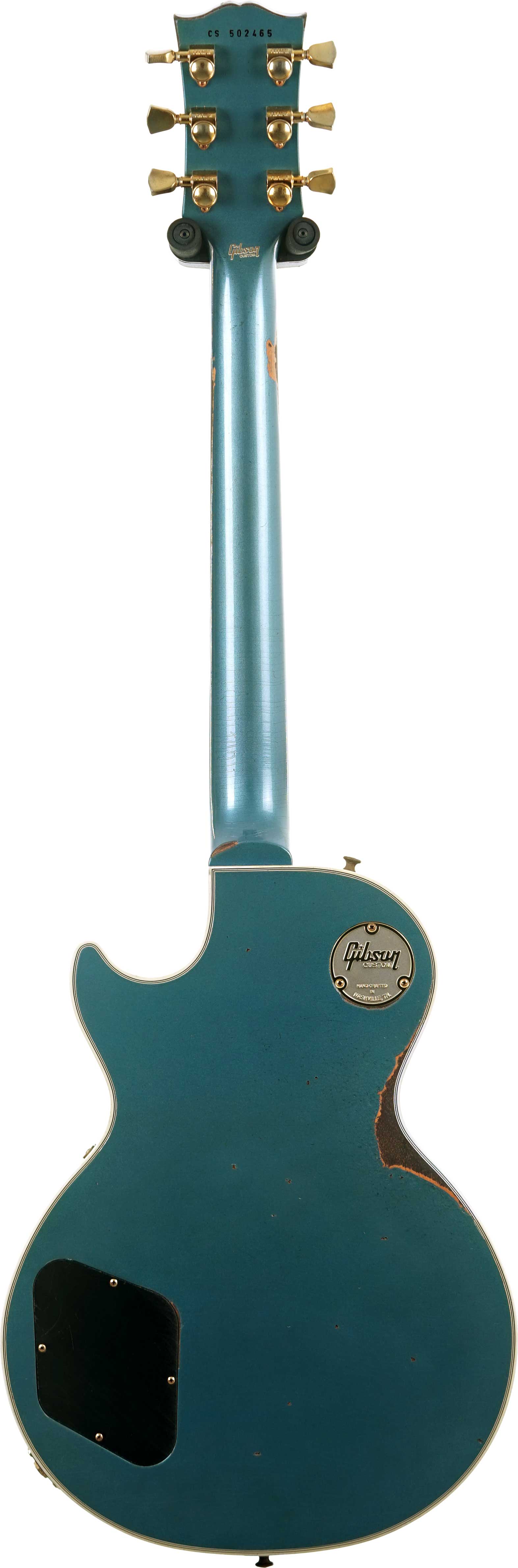 Gibson Custom Shop Dealer Select Les Paul Custom Antique Pelham Blue Murphy Lab Heavy Aged #CS502465