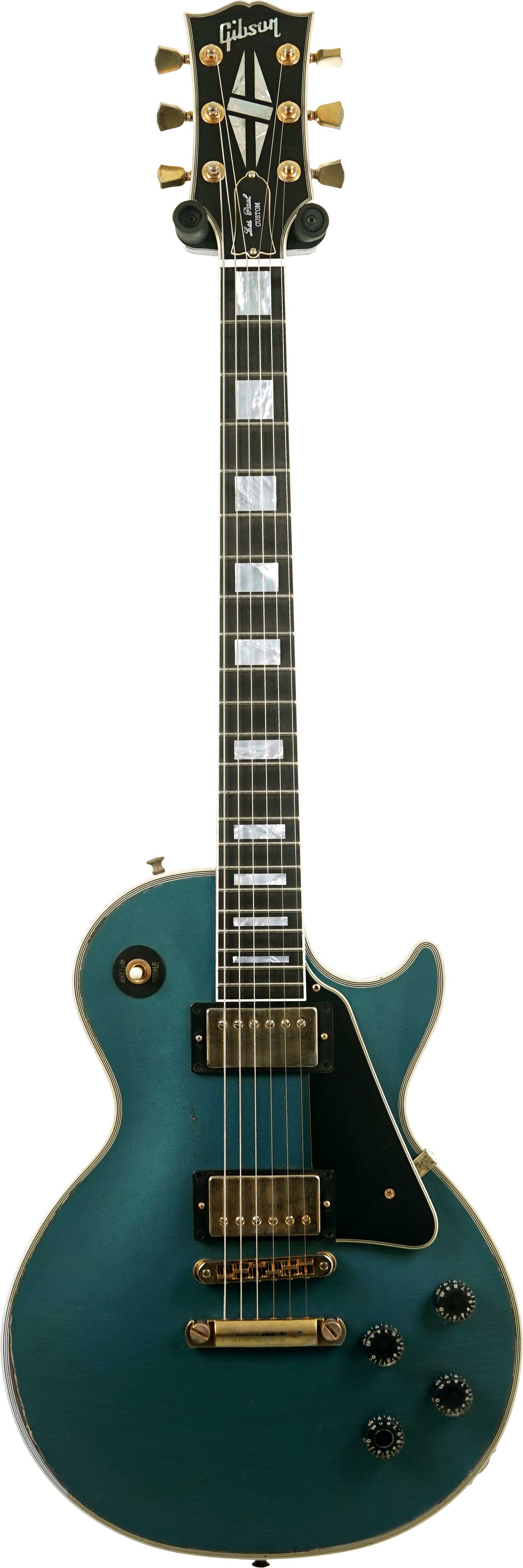 Gibson Custom Shop Dealer Select Les Paul Custom Antique Pelham Blue Murphy Lab Heavy Aged #CS502465