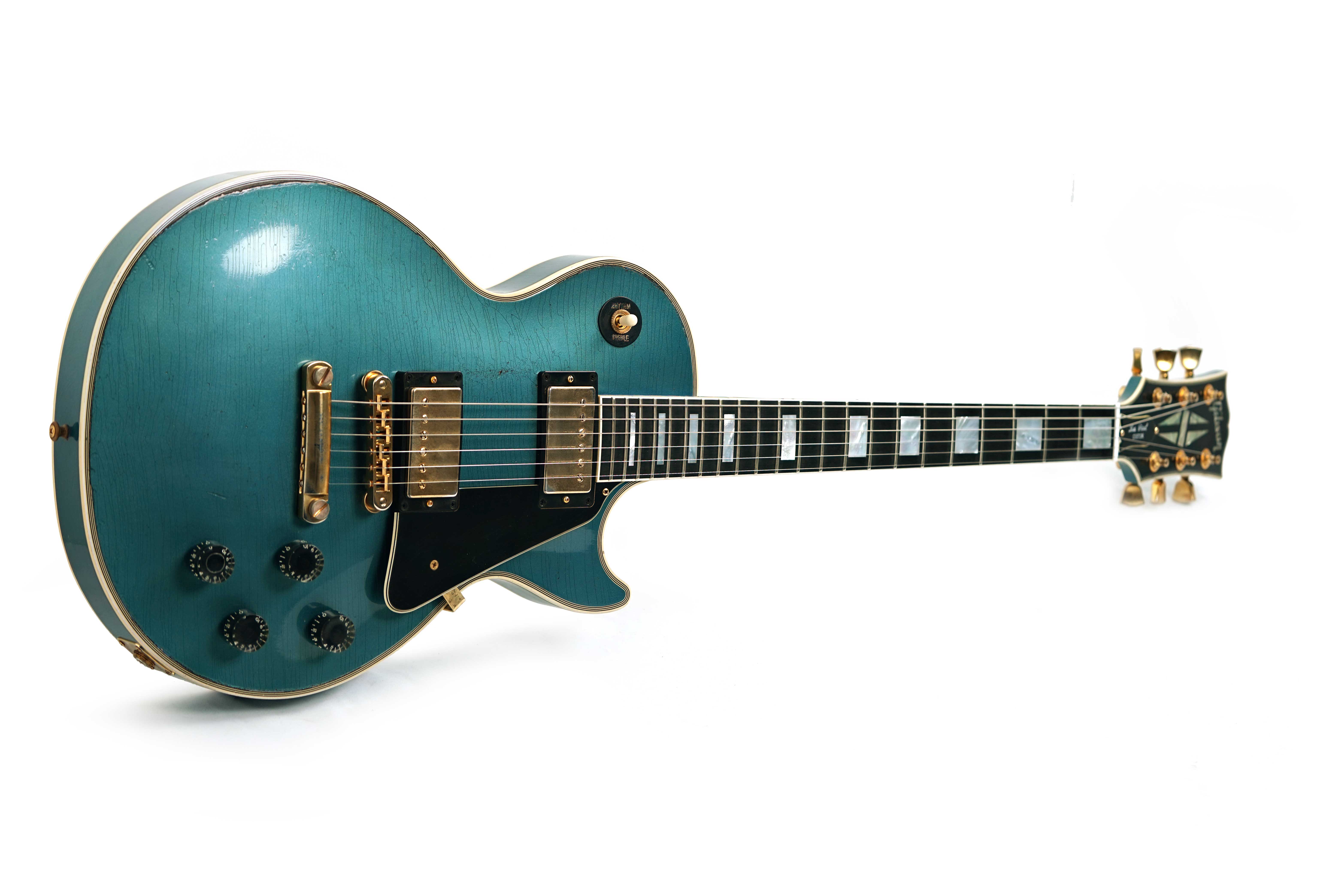 Gibson Custom Shop Dealer Select Les Paul Custom Antique Pelham Blue Murphy Lab Heavy Aged #CS502465