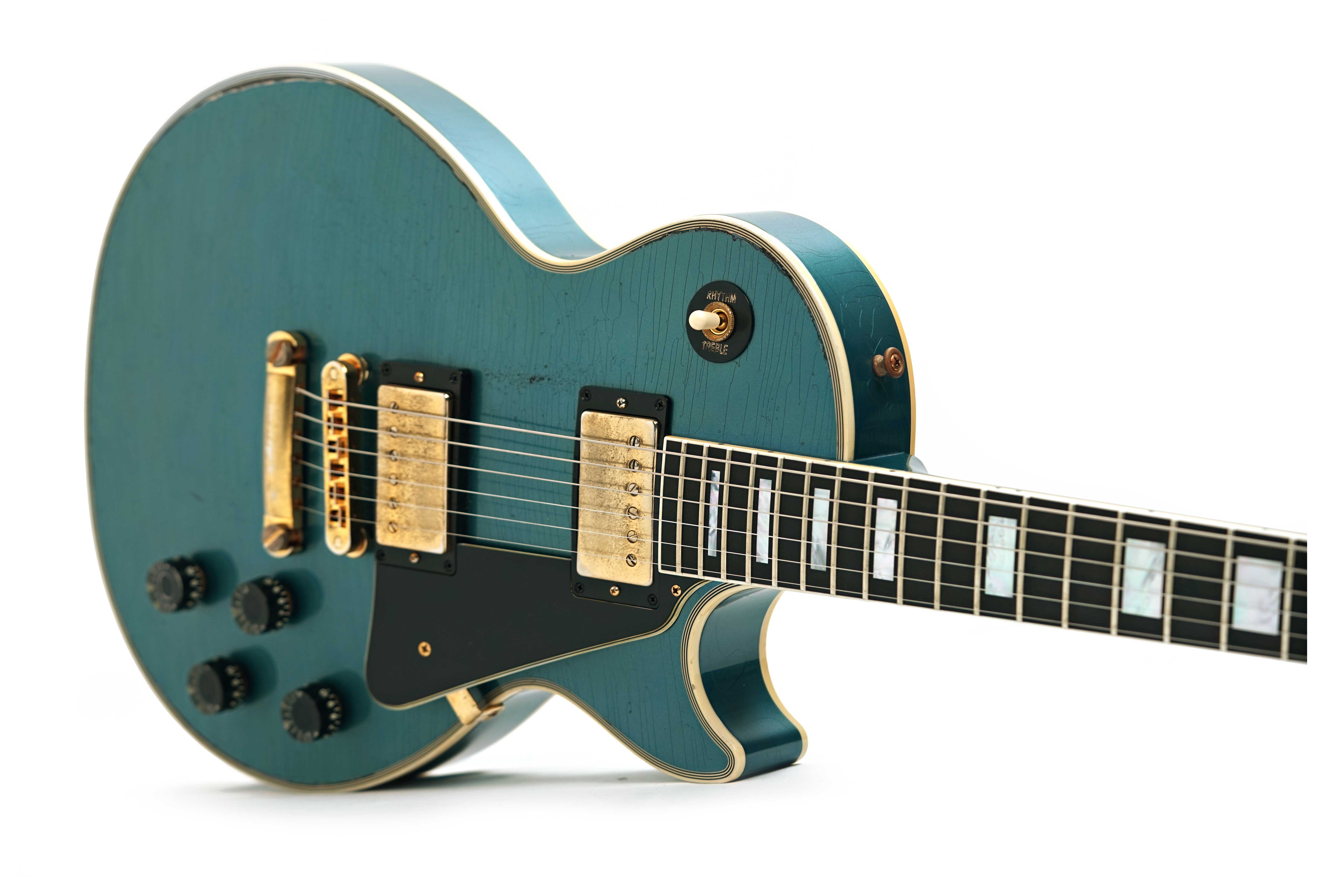 Gibson Custom Shop Dealer Select Les Paul Custom Antique Pelham Blue Murphy Lab Heavy Aged #CS502465