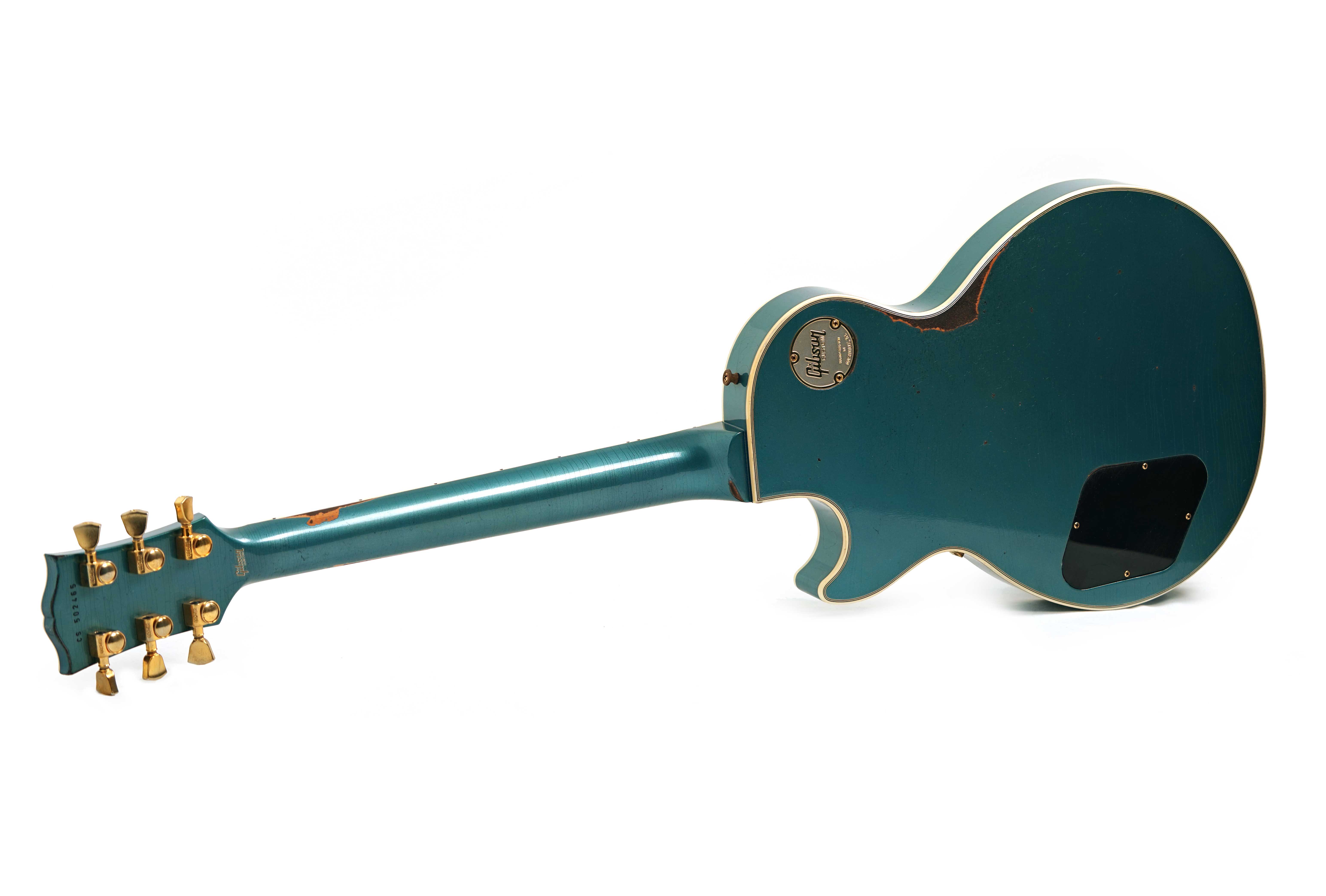 Gibson Custom Shop Dealer Select Les Paul Custom Antique Pelham Blue Murphy Lab Heavy Aged #CS502465