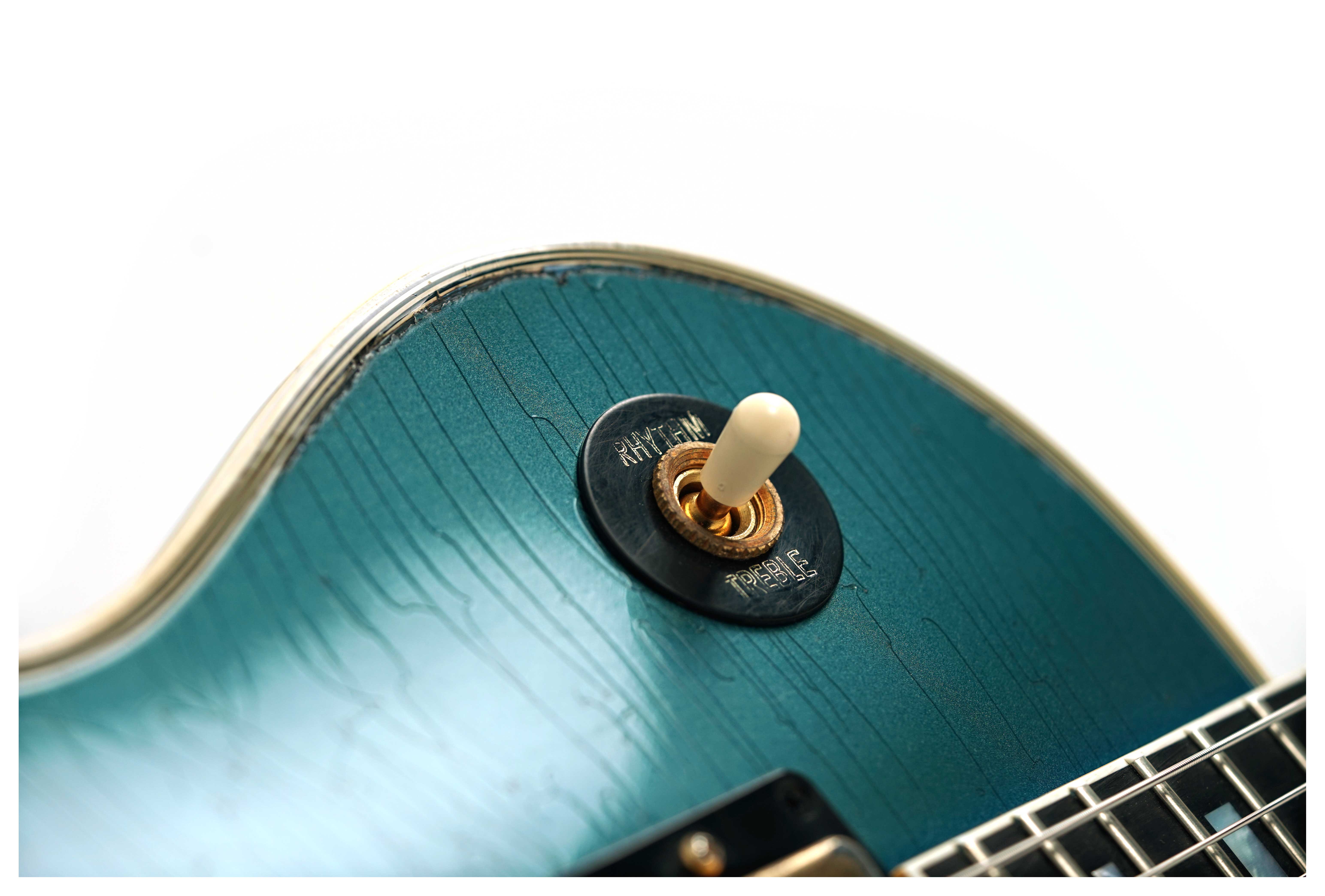 Gibson Custom Shop Dealer Select Les Paul Custom Antique Pelham Blue Murphy Lab Heavy Aged #CS502465