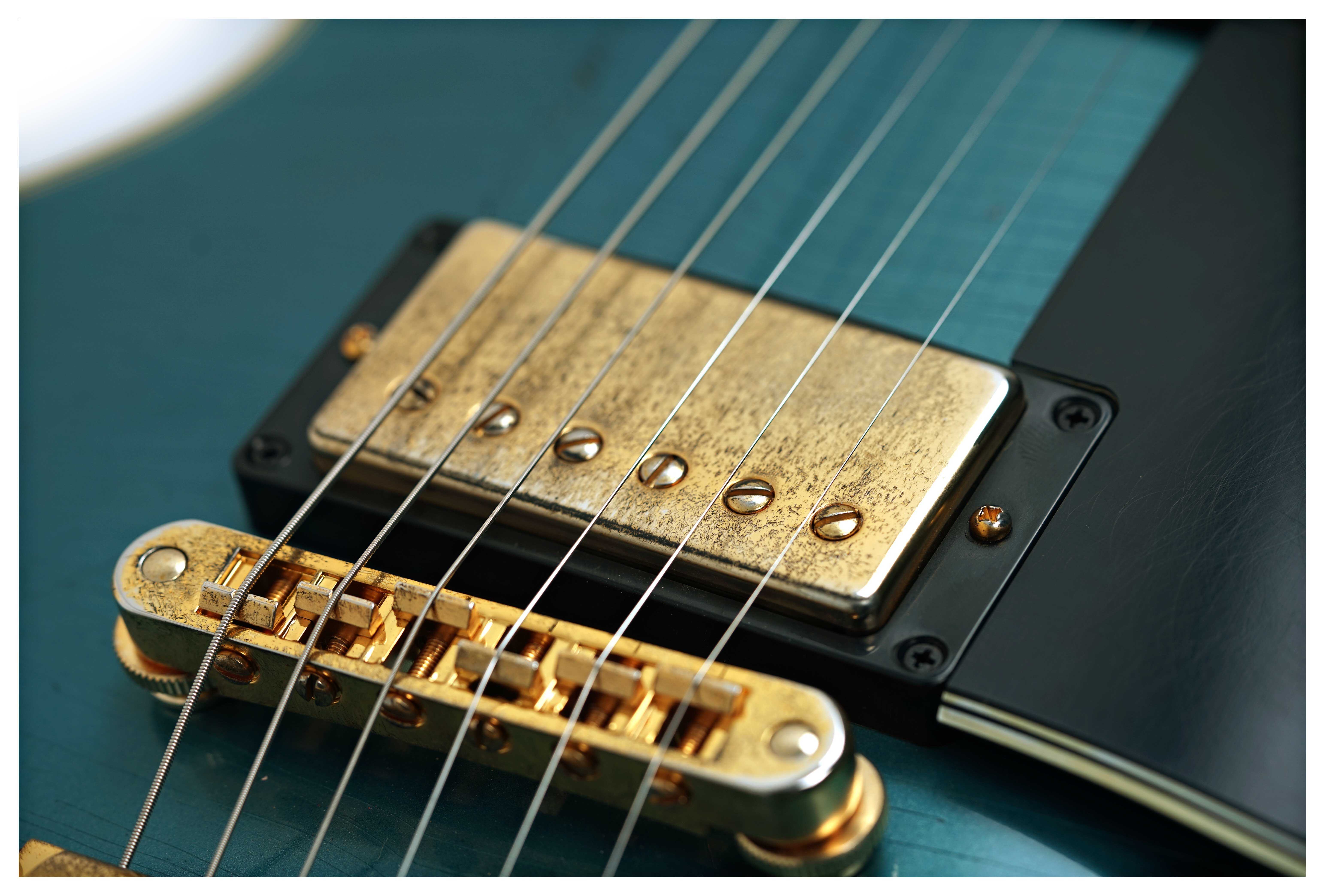 Gibson Custom Shop Dealer Select Les Paul Custom Antique Pelham Blue Murphy Lab Heavy Aged #CS502465