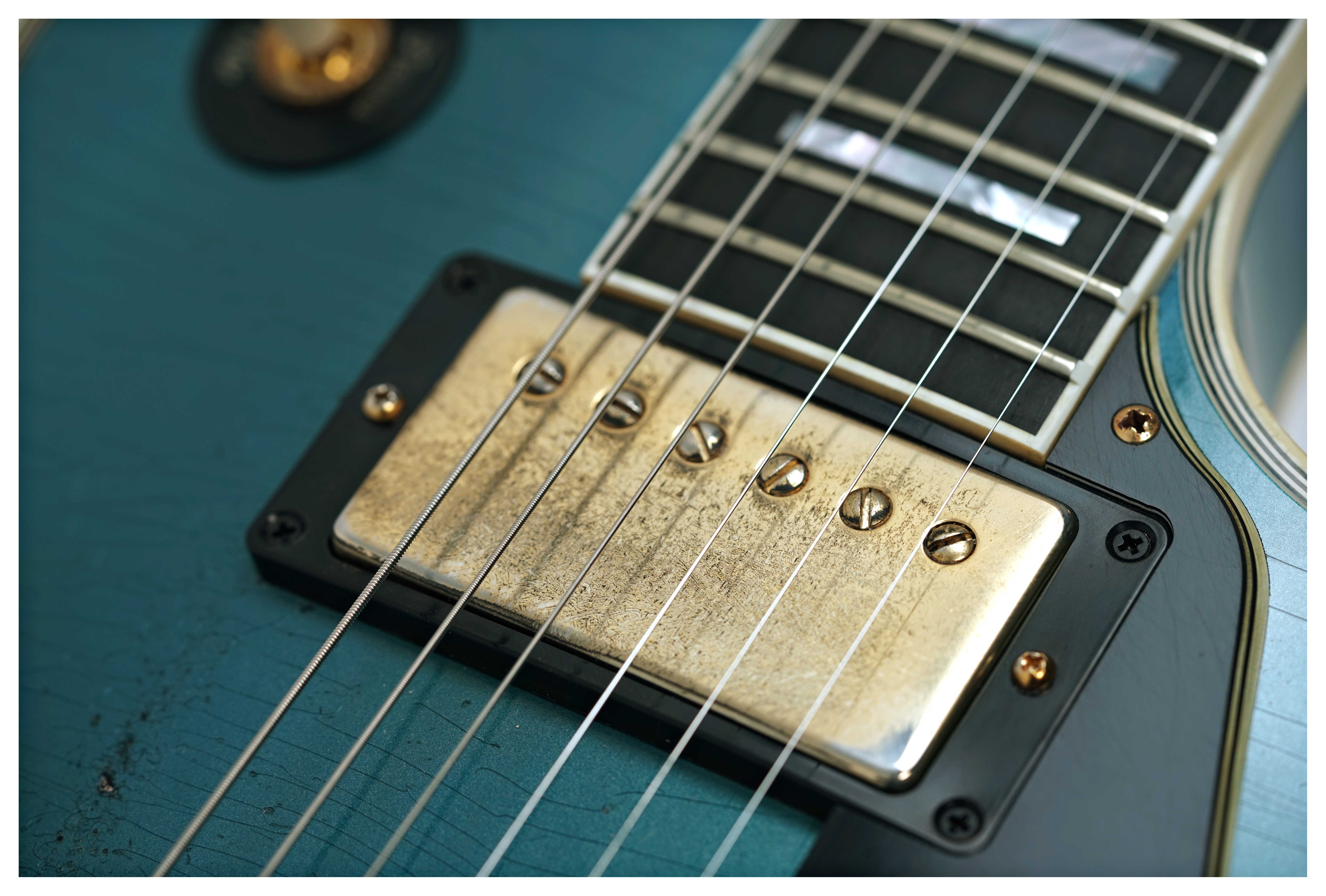 Gibson Custom Shop Dealer Select Les Paul Custom Antique Pelham Blue Murphy Lab Heavy Aged #CS502465