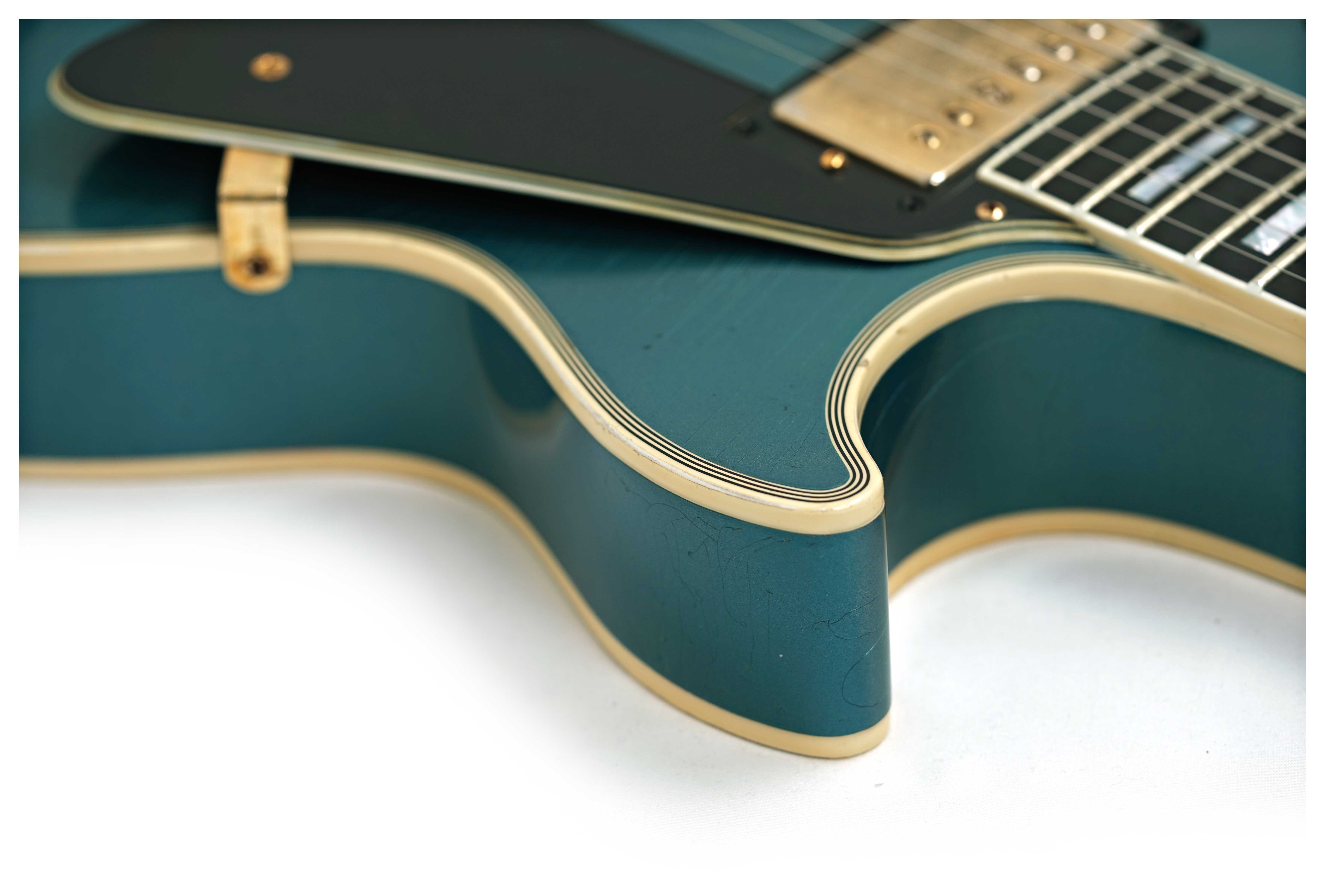 Gibson Custom Shop Dealer Select Les Paul Custom Antique Pelham Blue Murphy Lab Heavy Aged #CS502465