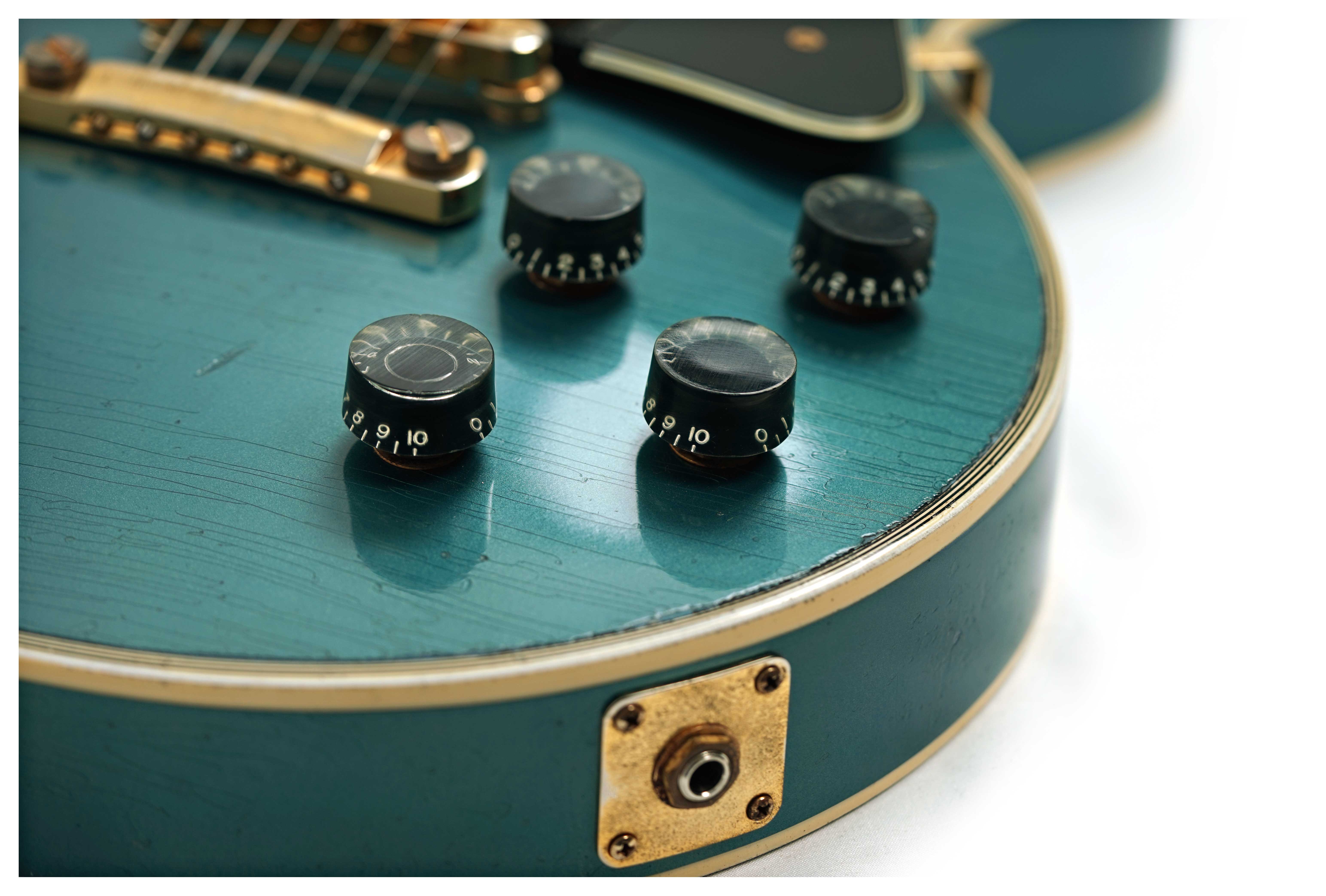 Gibson Custom Shop Dealer Select Les Paul Custom Antique Pelham Blue Murphy Lab Heavy Aged #CS502465