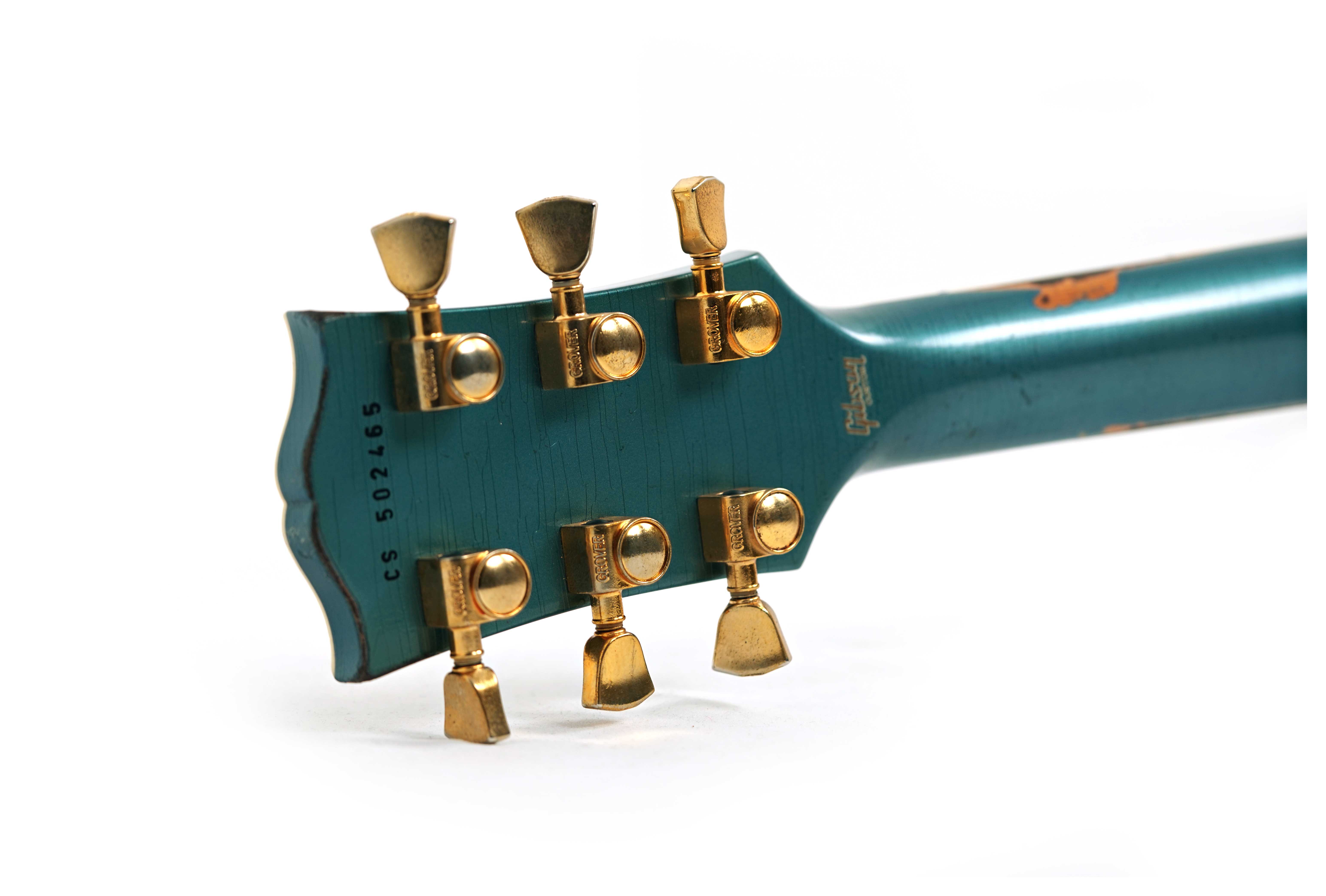 Gibson Custom Shop Dealer Select Les Paul Custom Antique Pelham Blue Murphy Lab Heavy Aged #CS502465