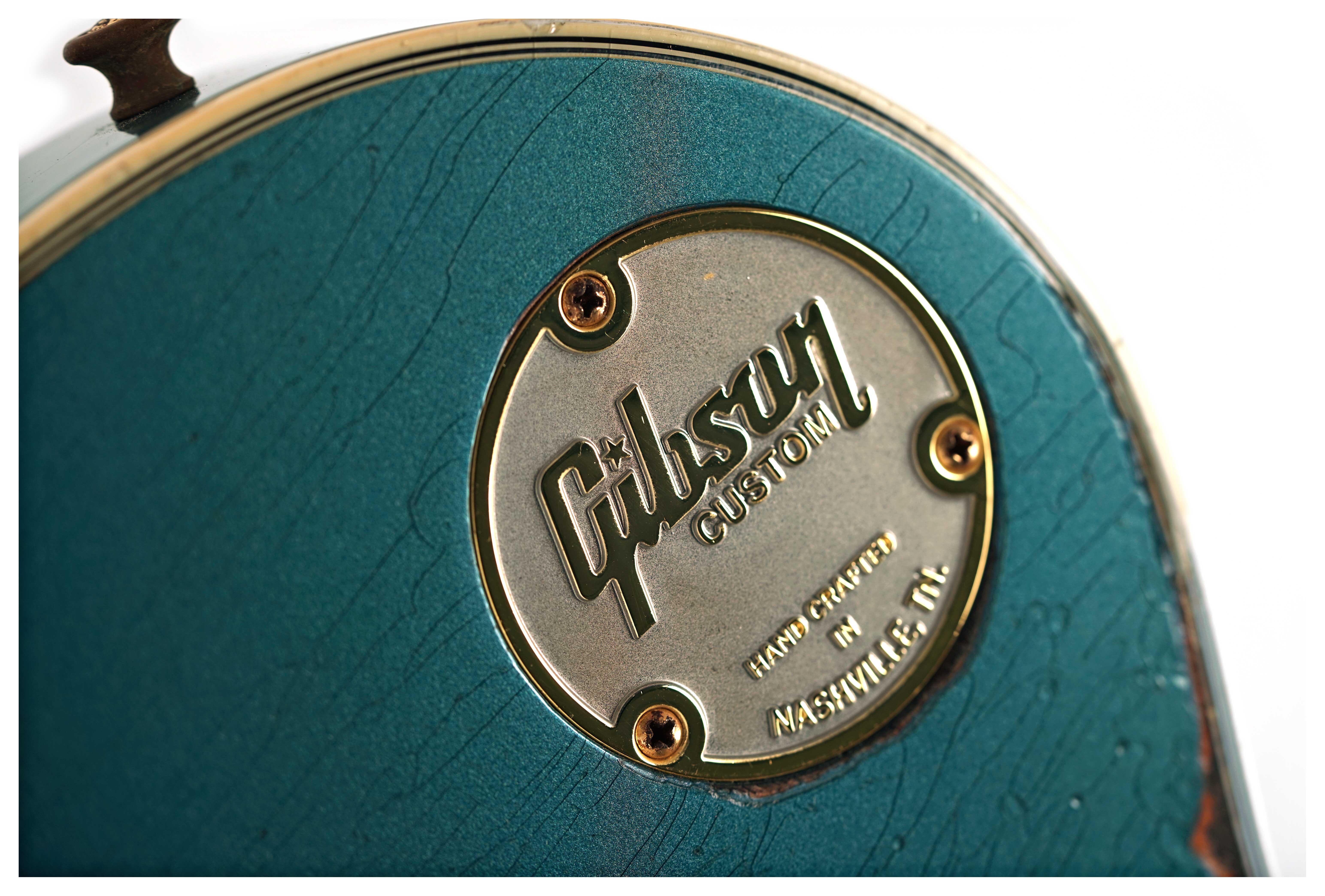 Gibson Custom Shop Dealer Select Les Paul Custom Antique Pelham Blue Murphy Lab Heavy Aged #CS502465