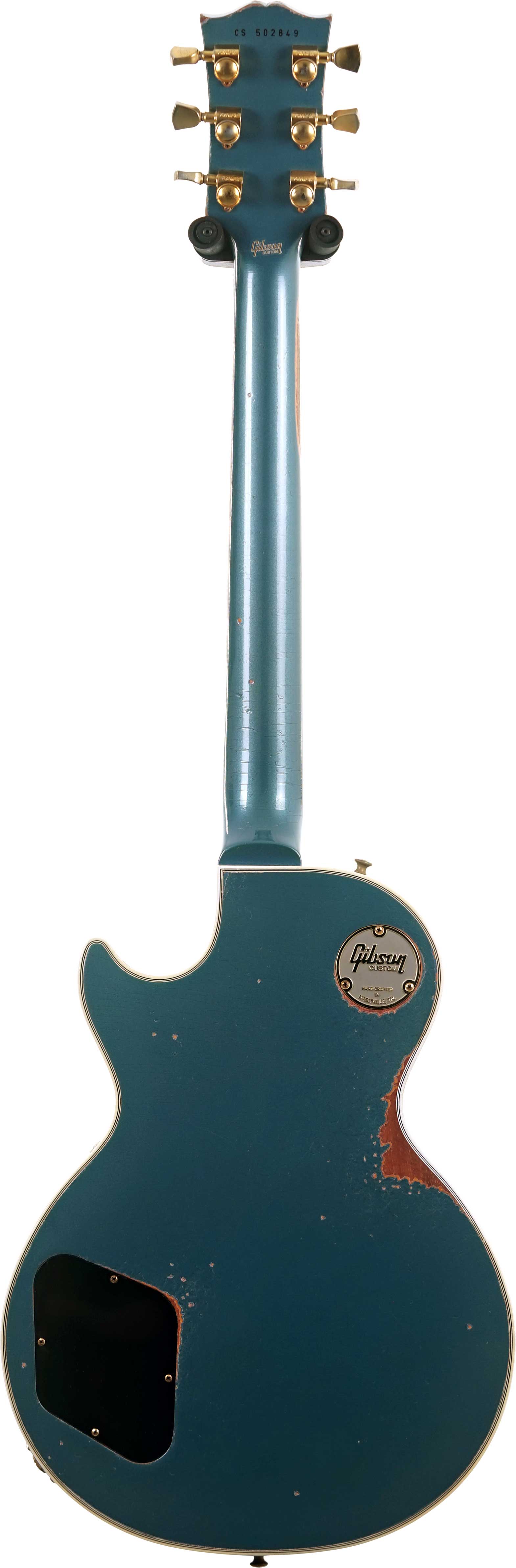 Gibson Custom Shop Dealer Select Les Paul Custom Antique Pelham Blue Murphy Lab Heavy Aged #CS502849